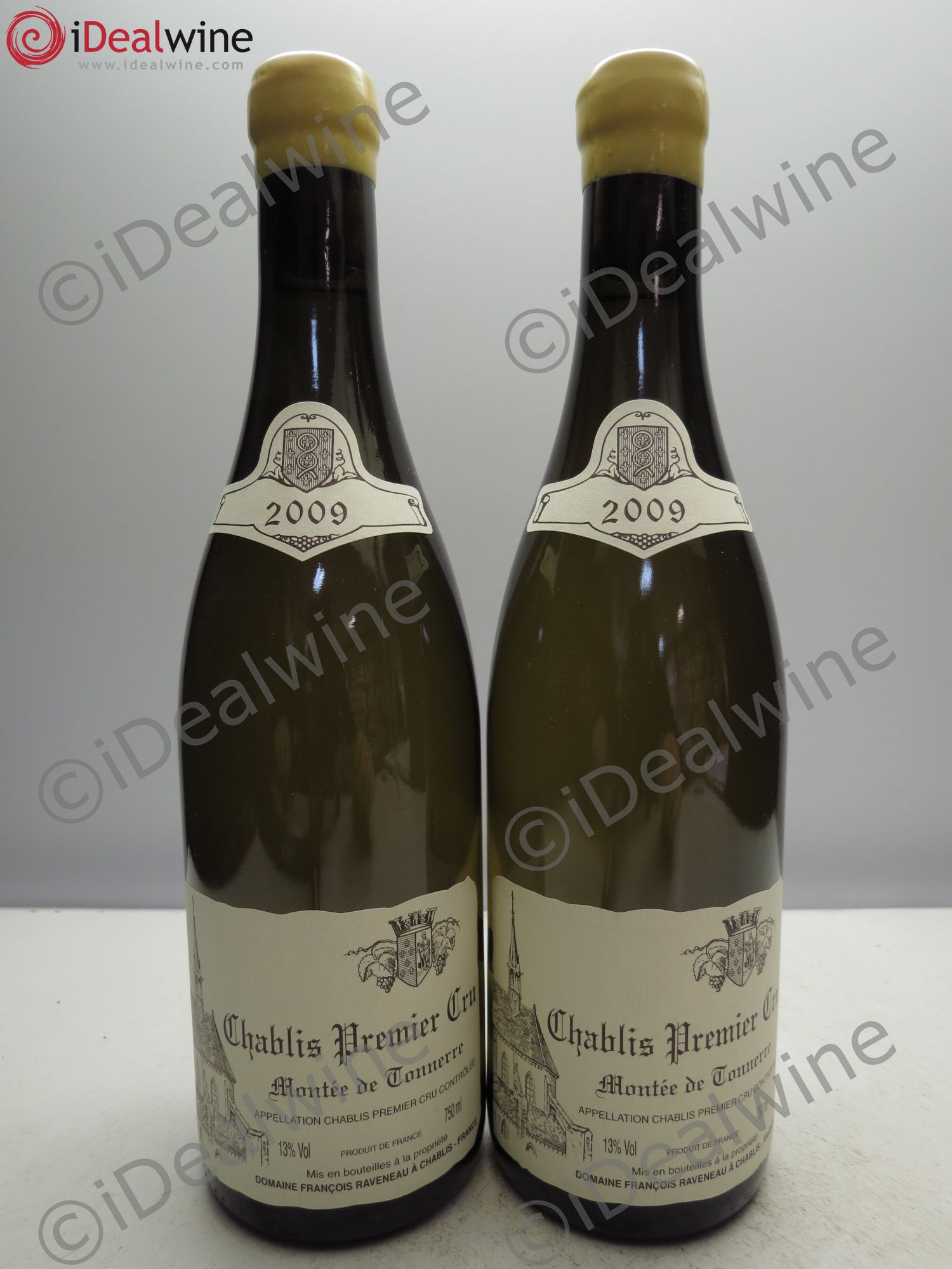 Chablis 1er Cru Montée de Tonnerre Raveneau (Domaine) 2009 - Lot de 2 bouteilles - 0