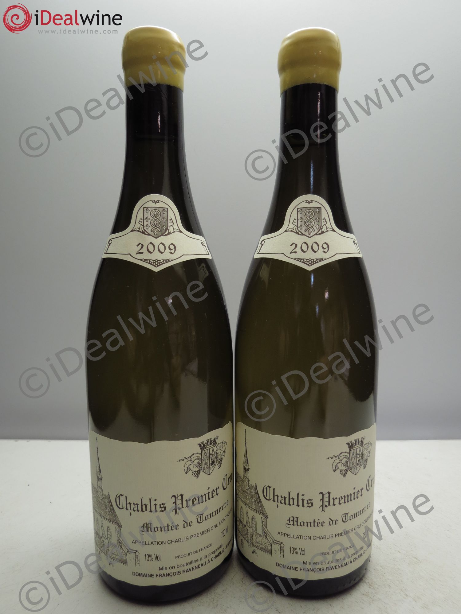 Chablis 1er Cru Montée de Tonnerre Raveneau (Domaine) 2009 - Lot de 2 bouteilles - 0