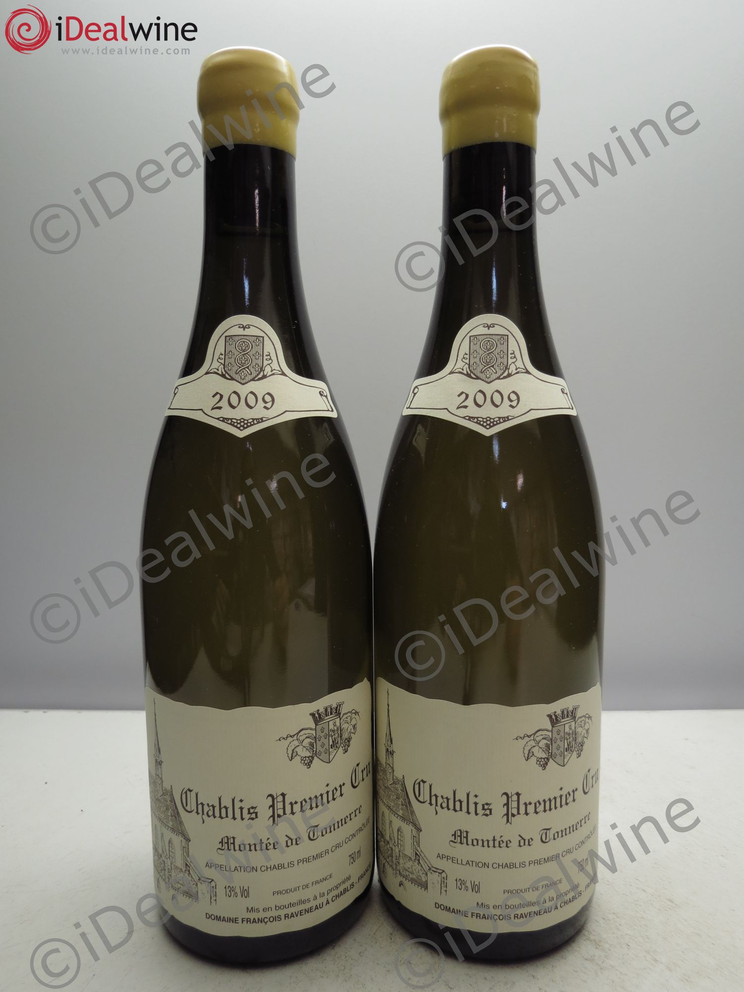 Chablis 1er Cru Montée de Tonnerre Raveneau (Domaine) 2009 - Lot de 2 bouteilles - 0