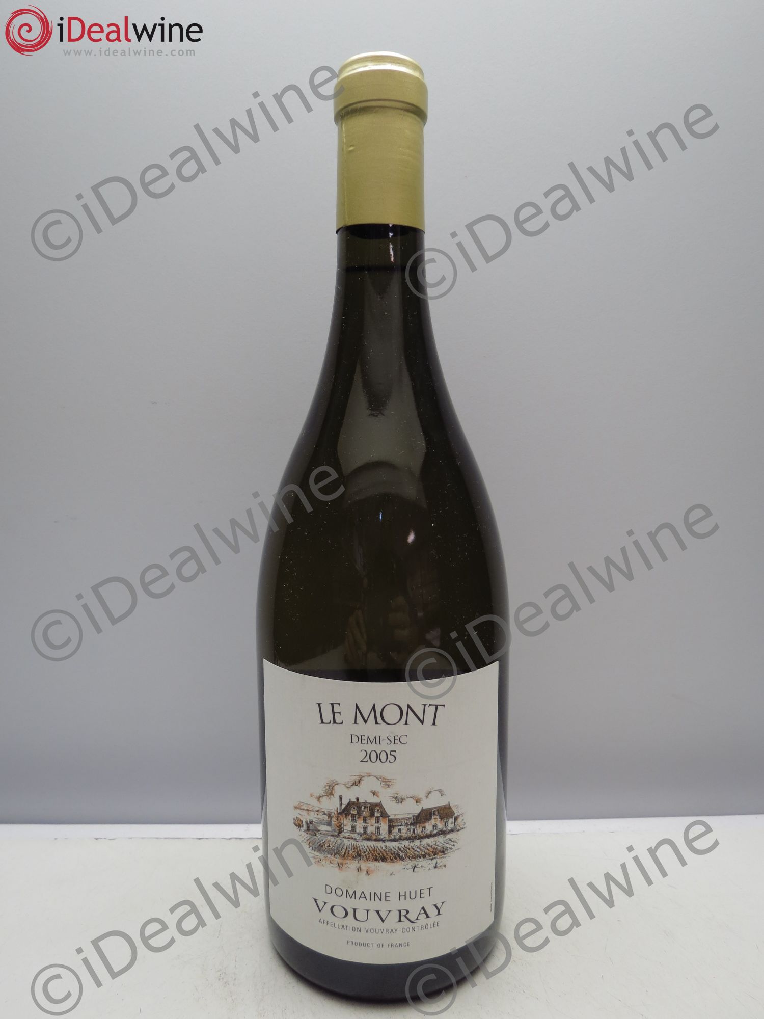 Vouvray Le Mont Sec Domaine Huet (demi- sec) 2005 - Lot de 1 bouteille - 0
