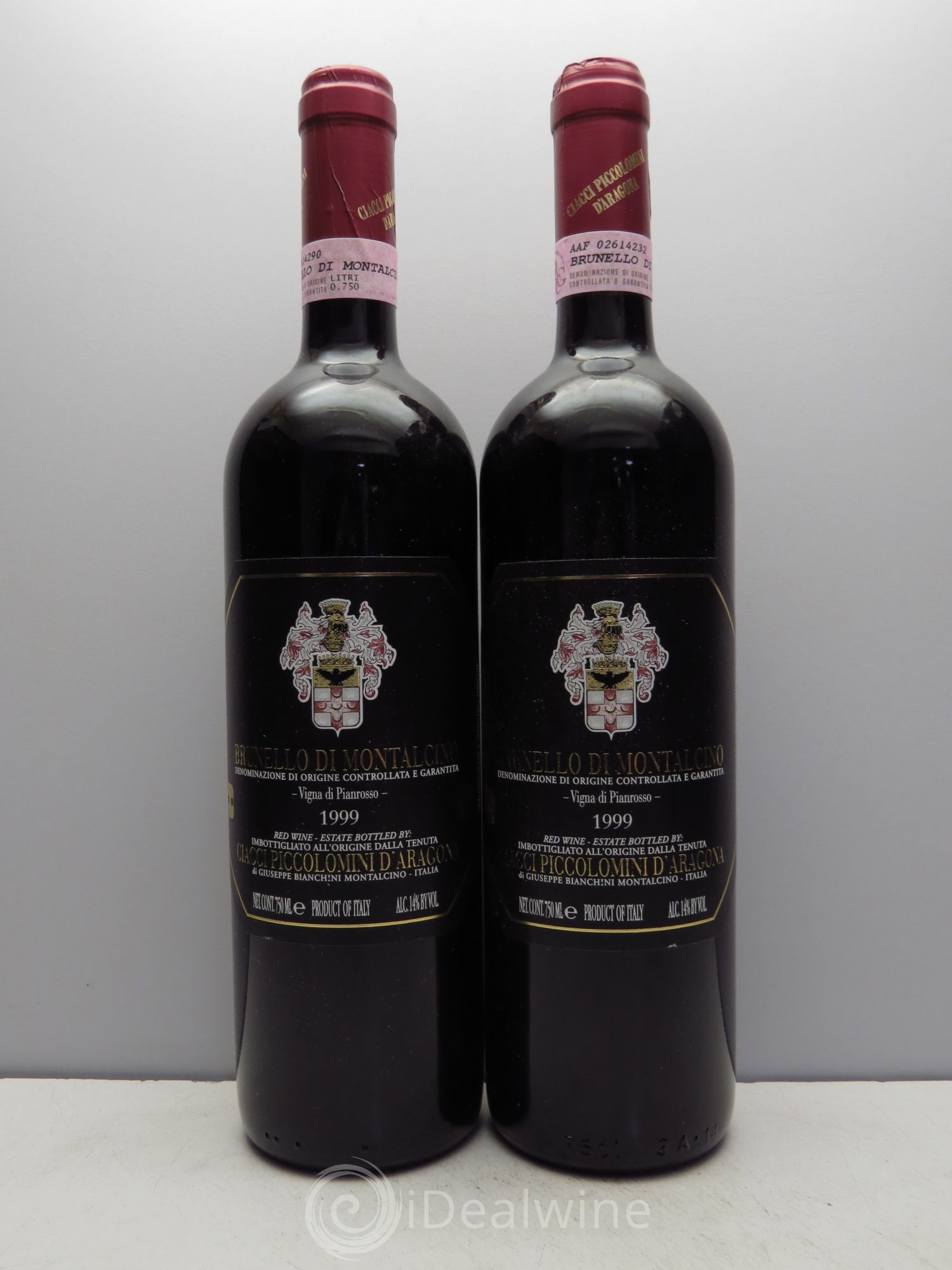 Brunello di Montalcino 1999 - Lot de 2 bouteilles - 0