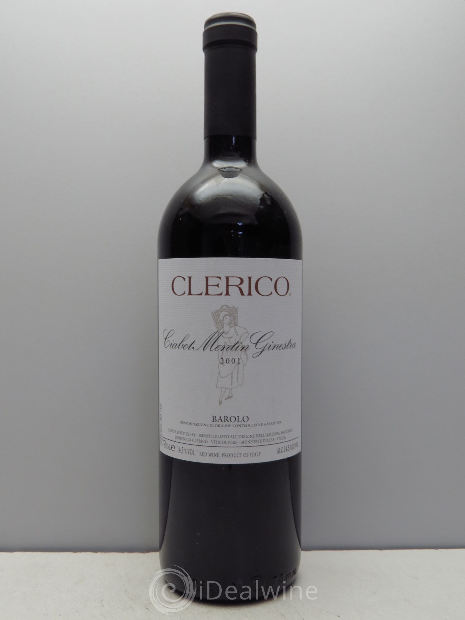 Barolo Domenico Clerico Ciabot Mentin Ginestra 2001 - Posten von 1 Flasche - 0
