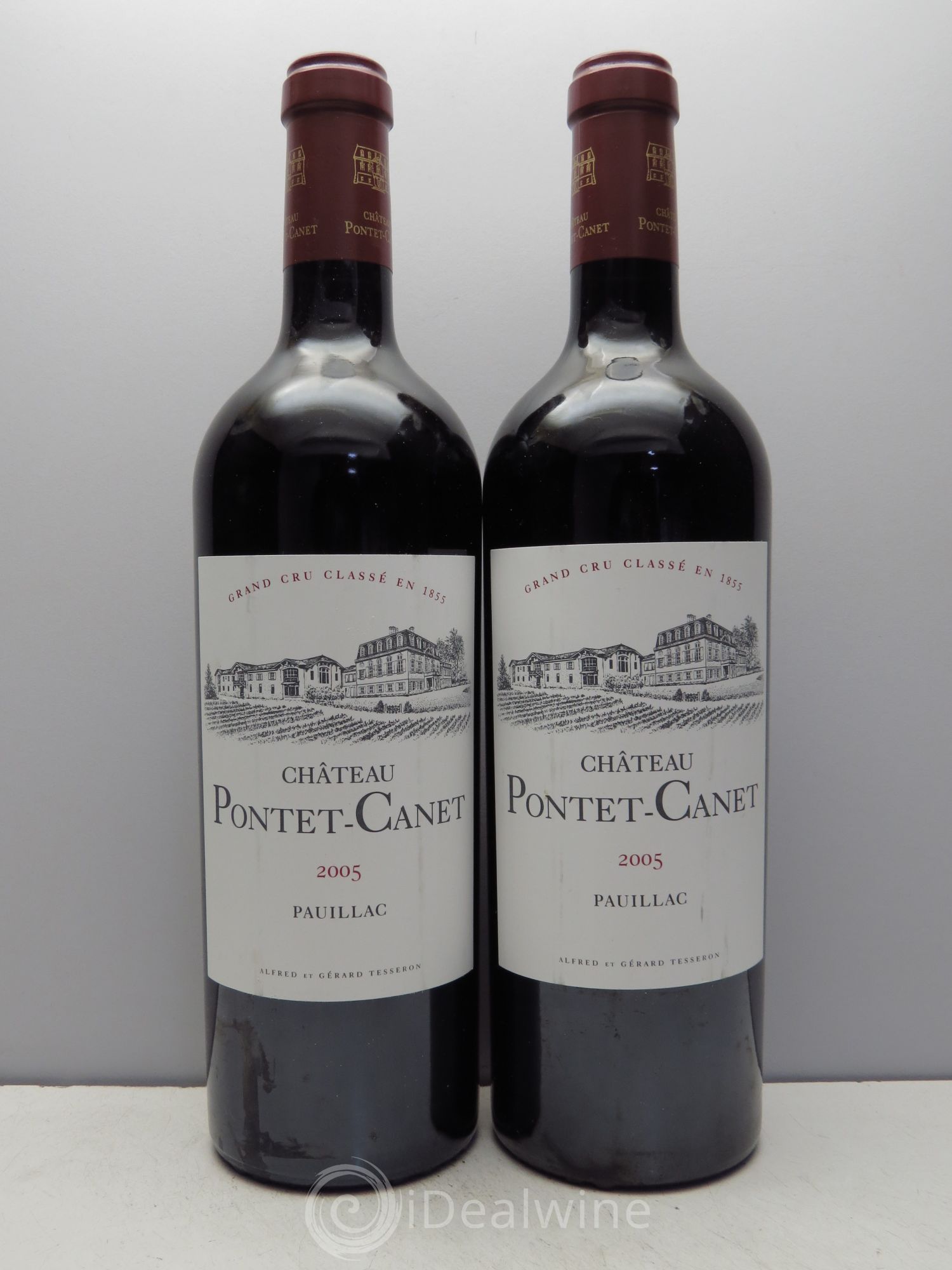 Château Pontet Canet 5ème Grand Cru Classé 2005 - Lot de 2 bouteilles - 0