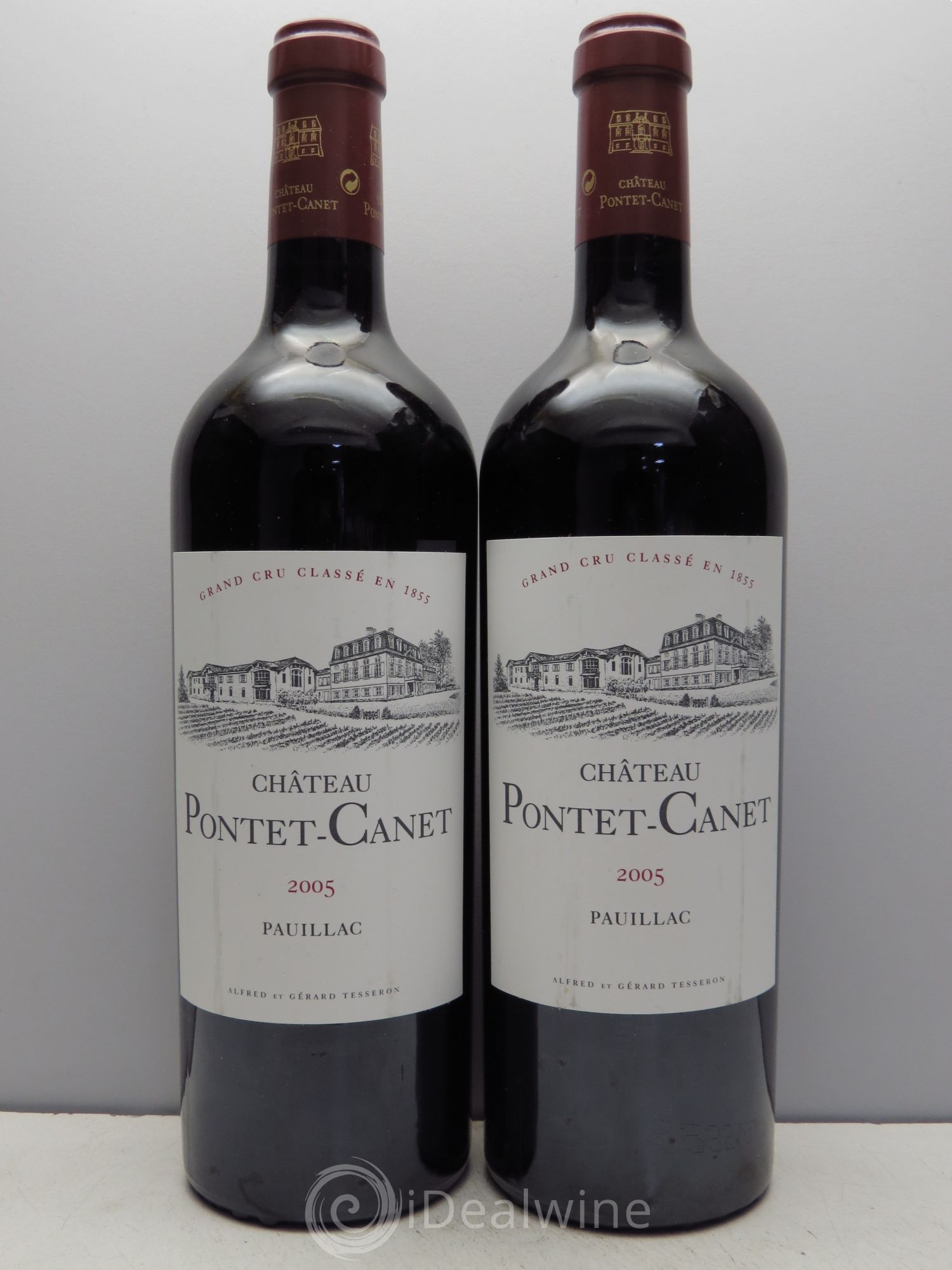 Château Pontet Canet 5ème Grand Cru Classé 2005 - Lot de 2 bouteilles - 0