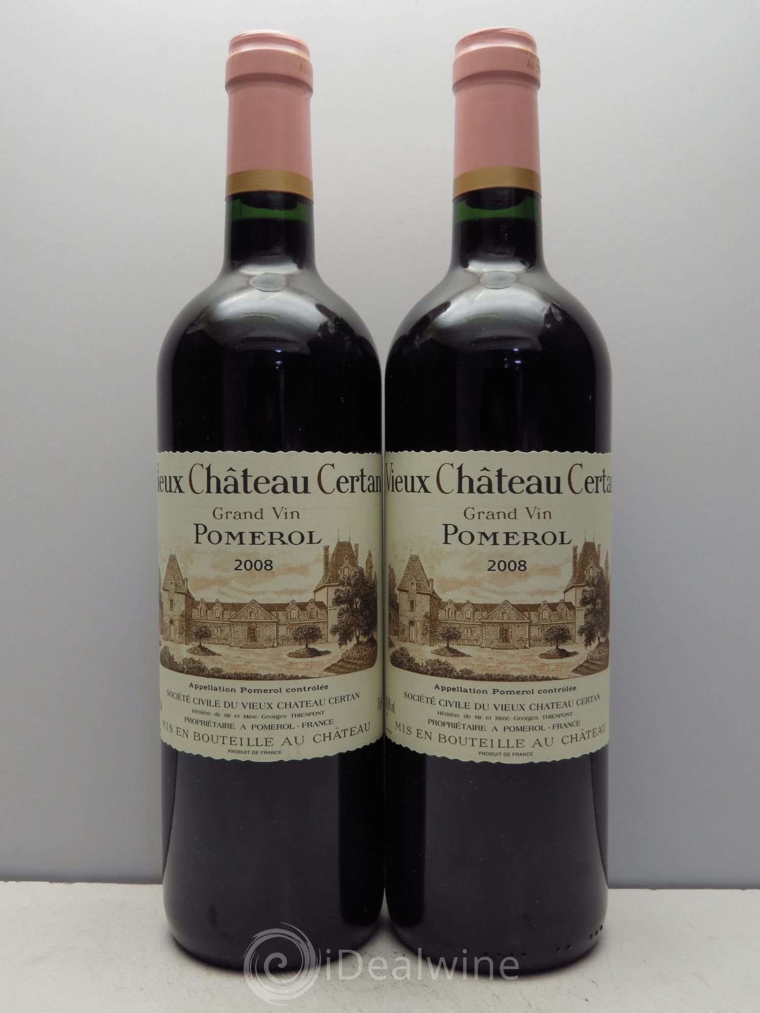 Vieux Château Certan 2008 - Lot de 2 bouteilles - 0