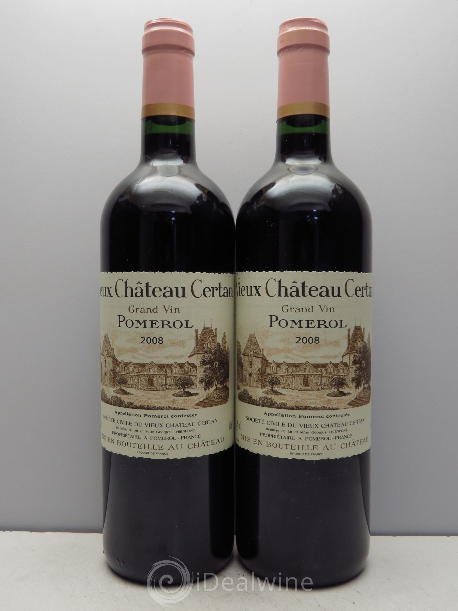 Vieux Château Certan 2008 - Lot de 2 bouteilles - 0