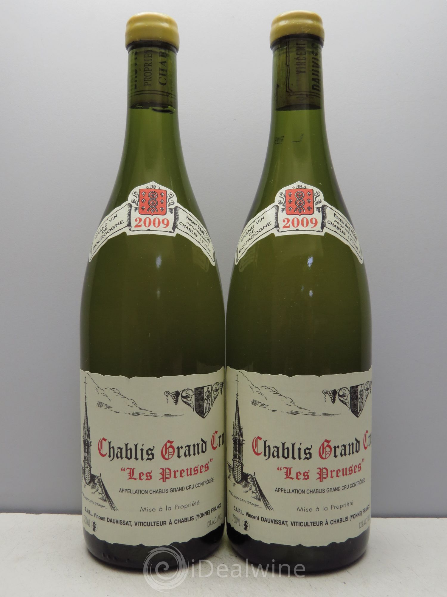 Chablis Grand Cru Les Preuses Vincent Dauvissat (Domaine) 2009 - Lot de 2 bouteilles - 0