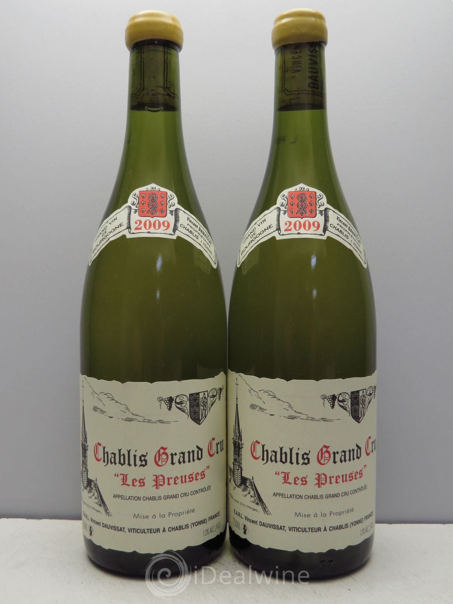 Chablis Grand Cru Les Preuses Vincent Dauvissat (Domaine) 2009 - Lot de 2 bouteilles - 0