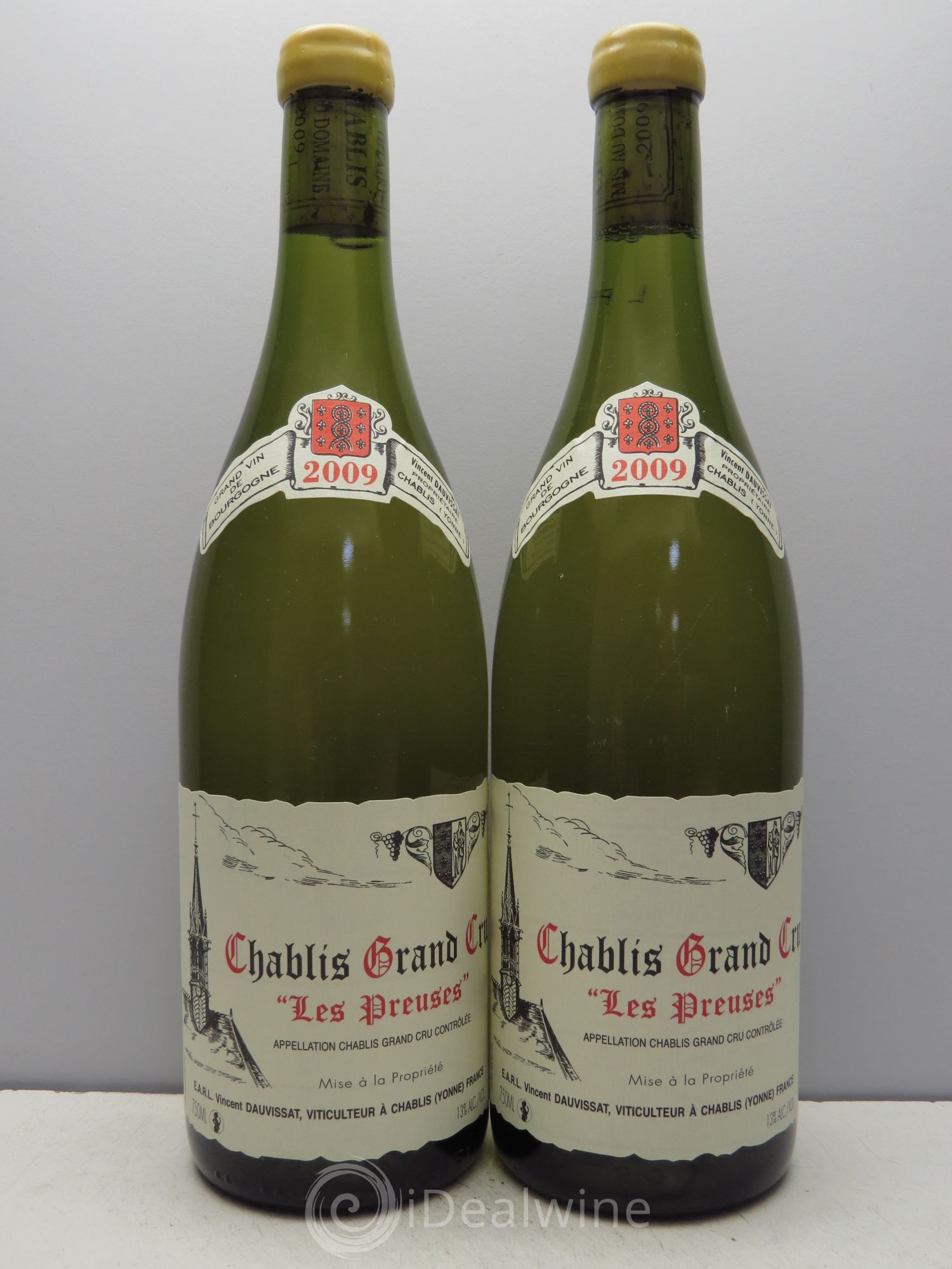 Chablis Grand Cru Les Preuses Vincent Dauvissat (Domaine) 2009 - Lot de 2 bouteilles - 0