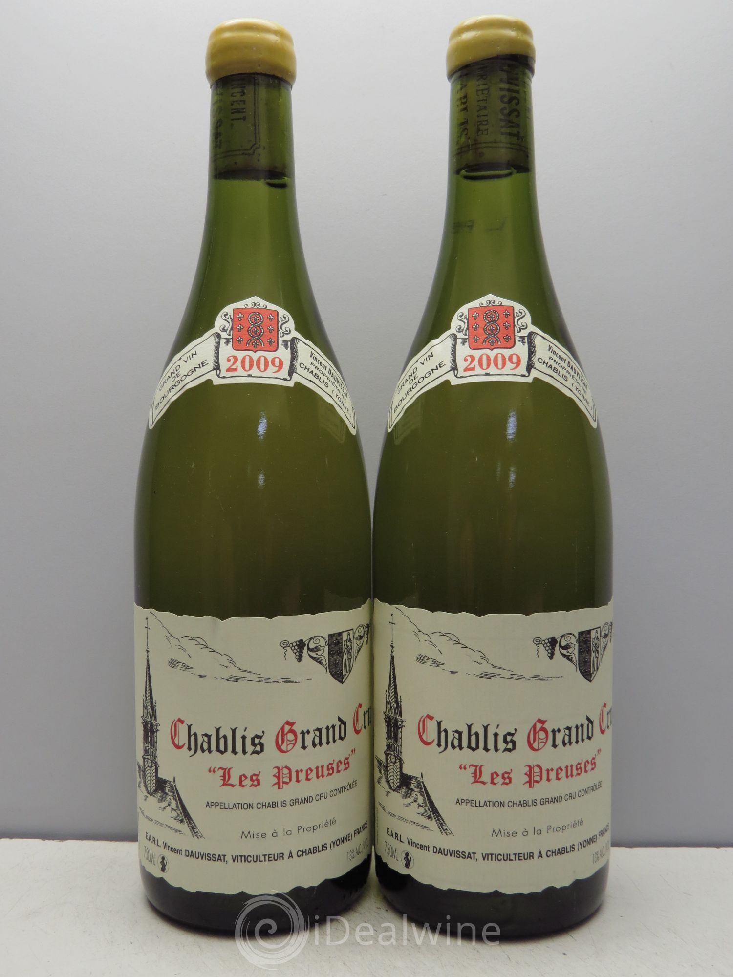Chablis Grand Cru Les Preuses Vincent Dauvissat (Domaine) 2009 - Lot de 2 bouteilles - 0
