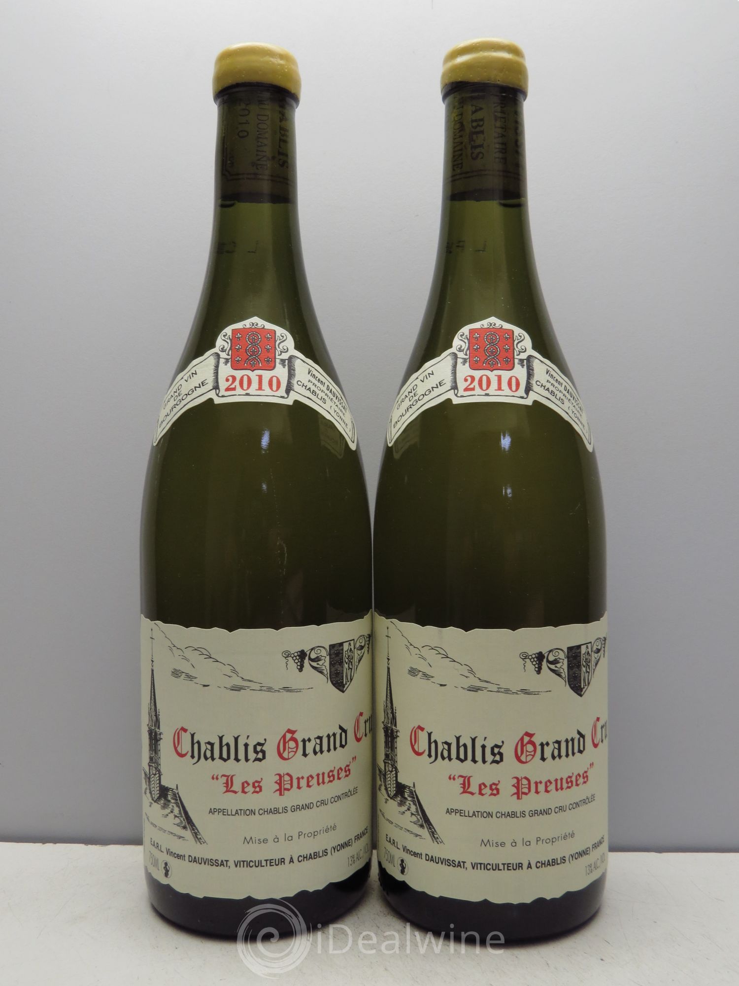 Chablis Grand Cru Les Preuses Vincent Dauvissat (Domaine) 2010 - Lot de 2 bouteilles - 0