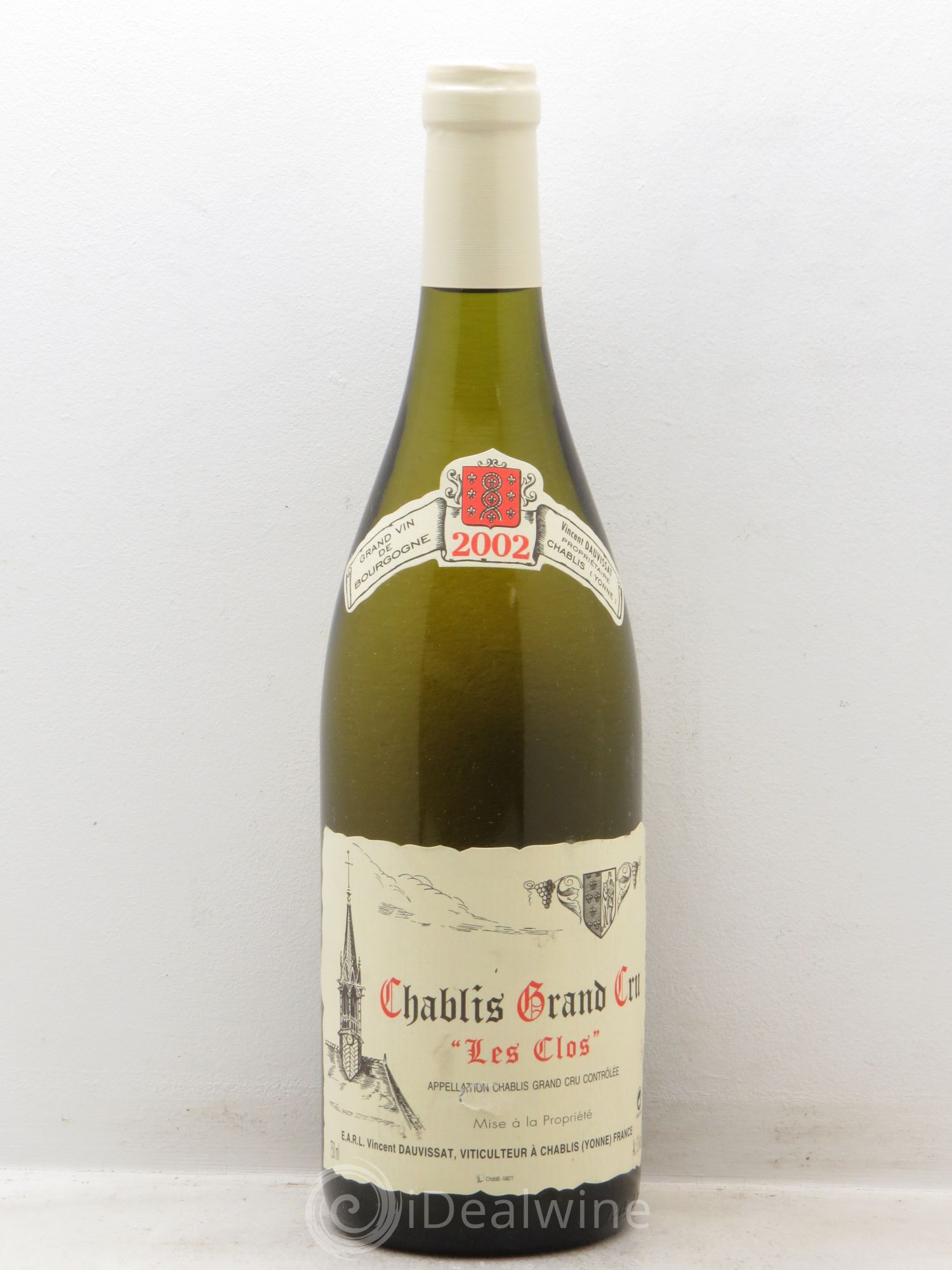 Chablis Grand Cru Les Clos Vincent Dauvissat (Domaine) 2002 - Lot de 1 bouteille - 0