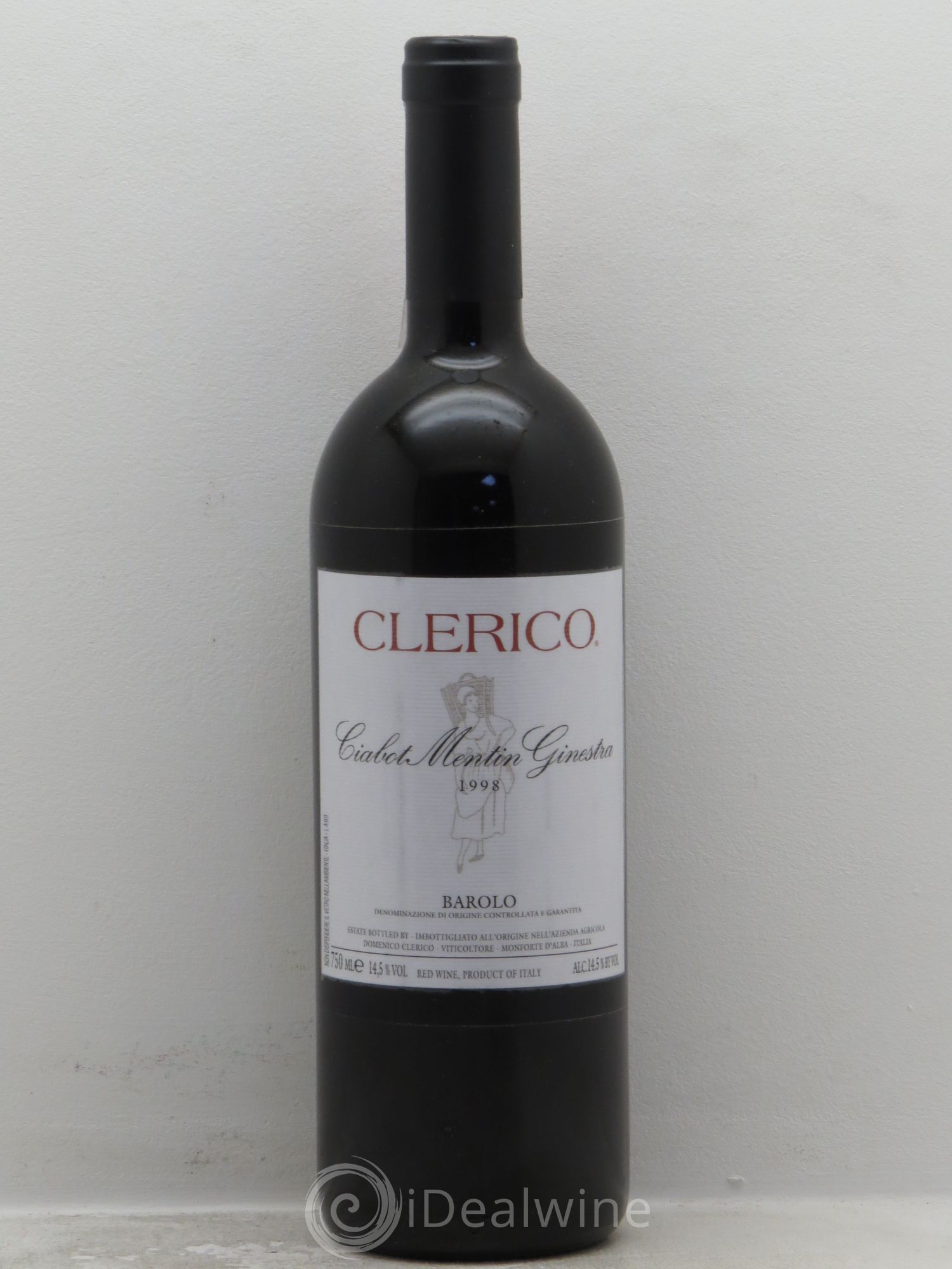 Barolo Domenico Clerico Ciabot Mentin Ginestra 1998 - Posten von 1 Flasche - 0