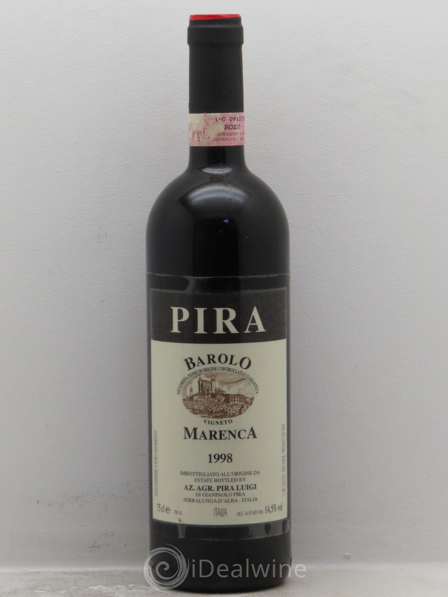 Barolo Luigi Pira Marenca 1998 - Posten von 1 Flasche - 0