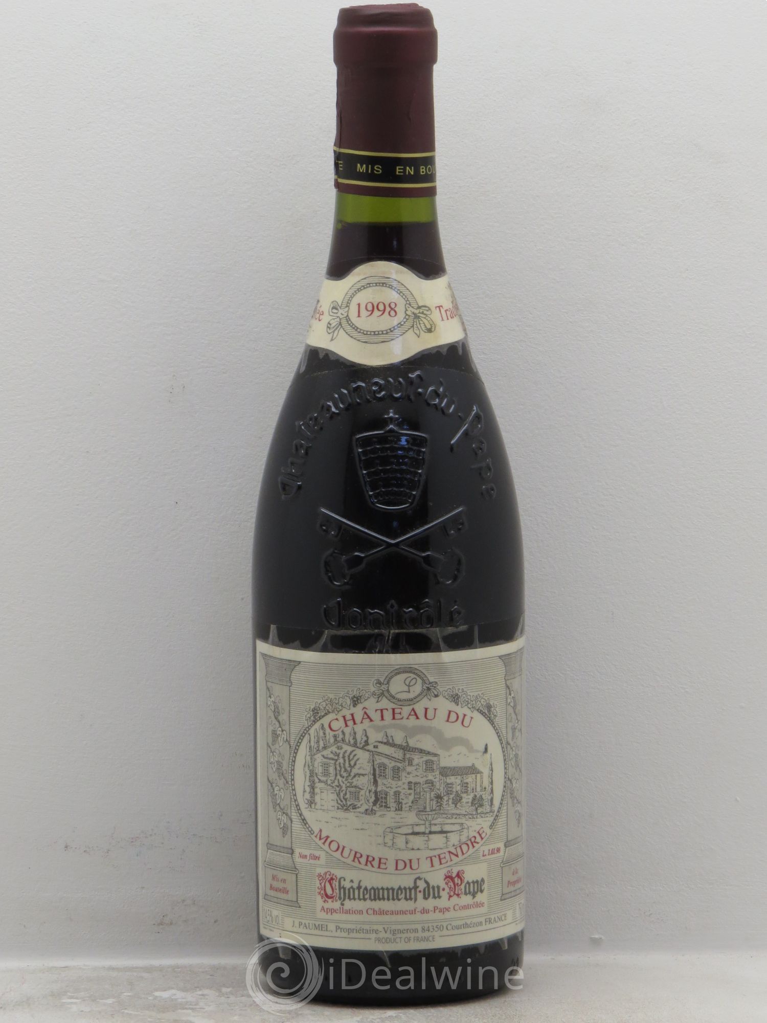 Châteauneuf-du-Pape Mourre du Tendre 1998 - Posten von 1 Flasche - 0