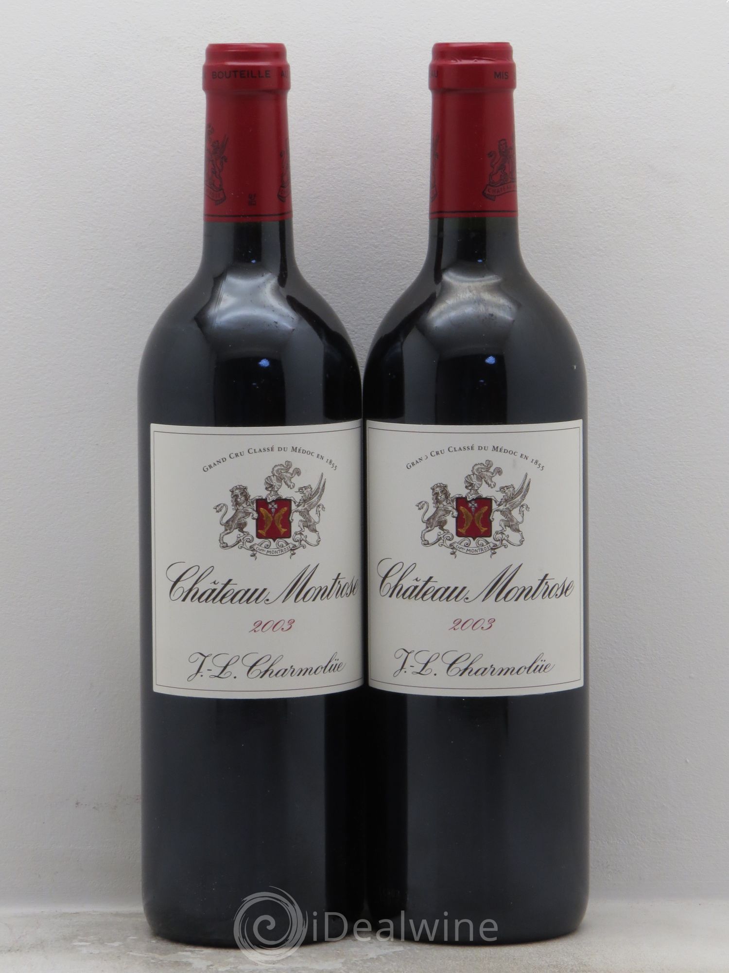 Château Montrose 2ème Grand Cru Classé 2003 - Lot de 2 bouteilles - 0