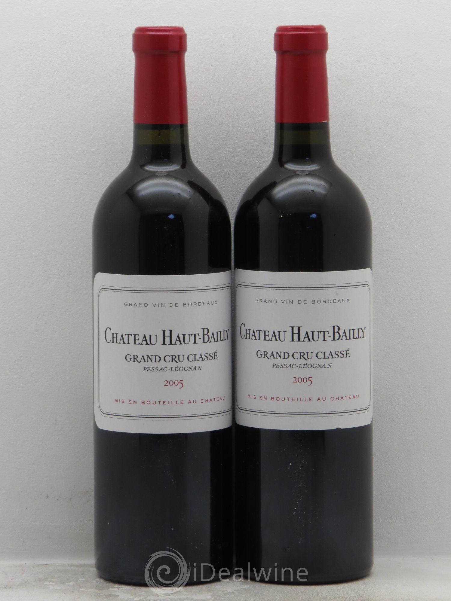 Château Haut-Bailly Cru Classé de Graves 2005 - Lot de 2 bouteilles - 0