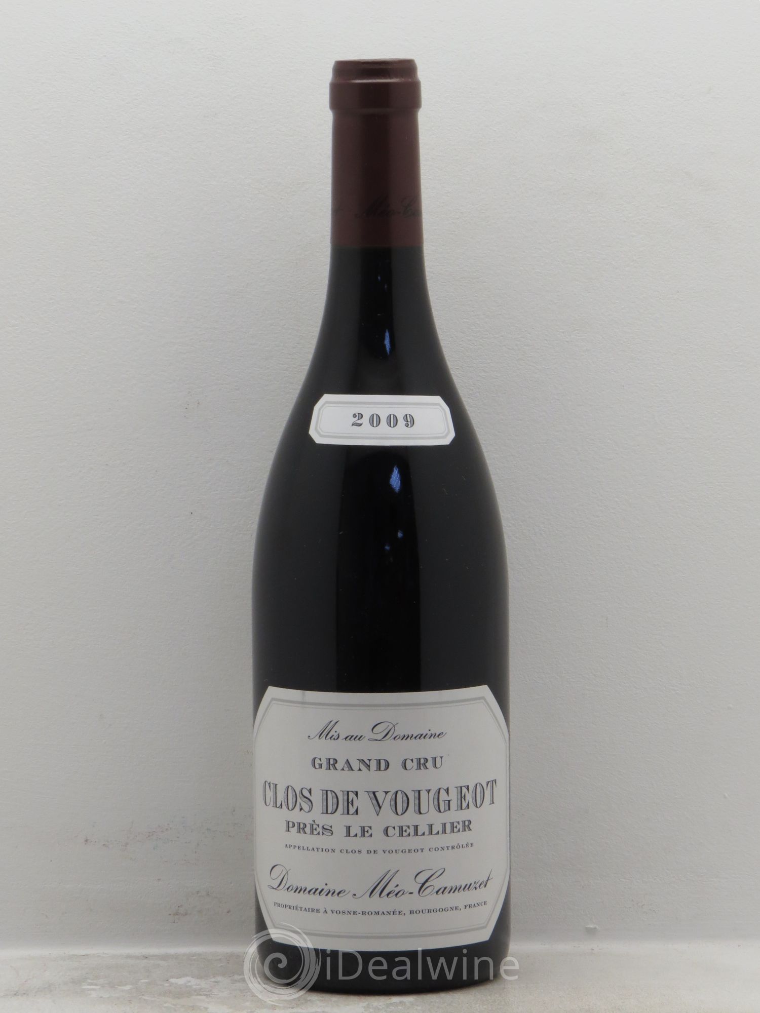 Clos de Vougeot Grand Cru Méo-Camuzet (Domaine) Près le Cellier 2009 - Lot de 1 bouteille - 0