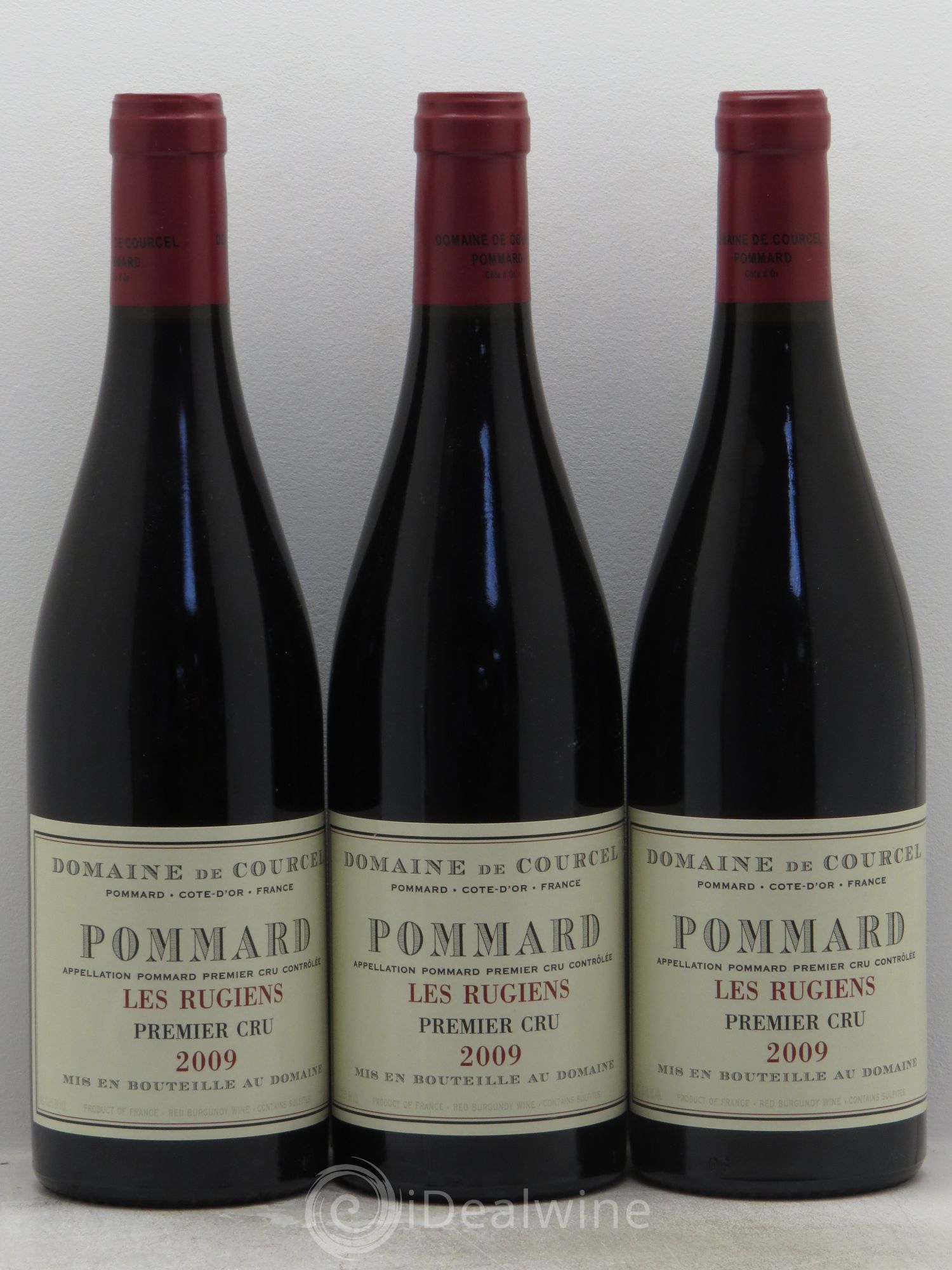 Pommard 1er Cru Les Rugiens de Courcel (Domaine) 2009 - Lot de 3 bouteilles - 0
