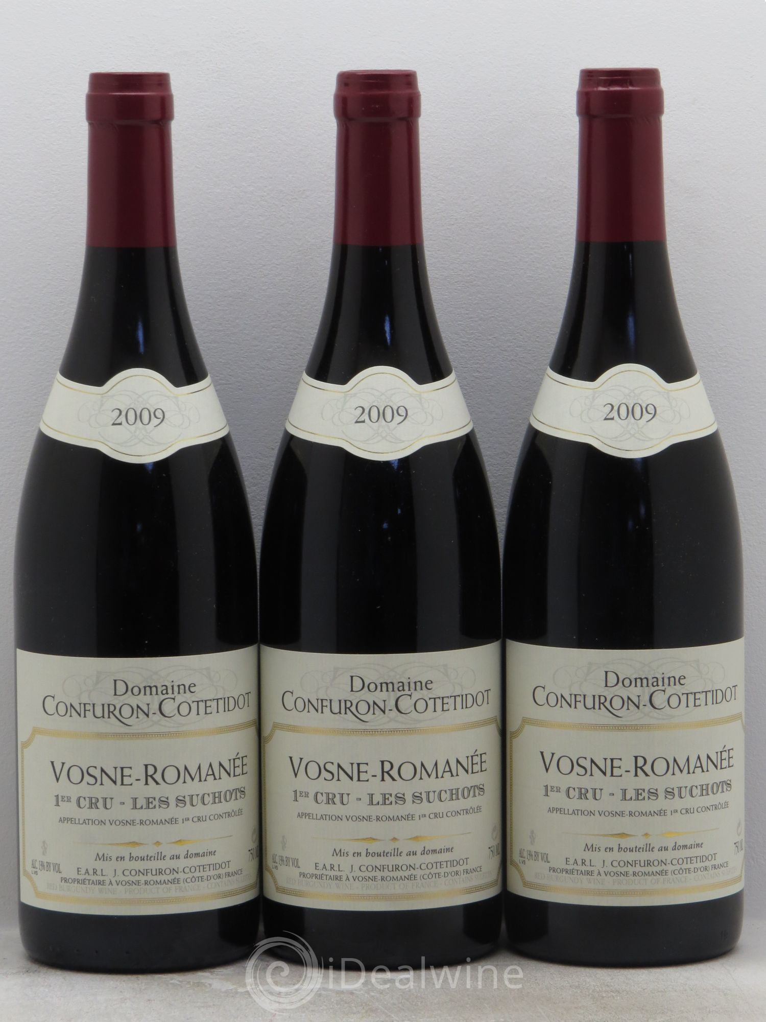 Vosne-Romanée 1er Cru Les Suchots Confuron-Cotetidot 2009 - Lot de 3 bouteilles - 0