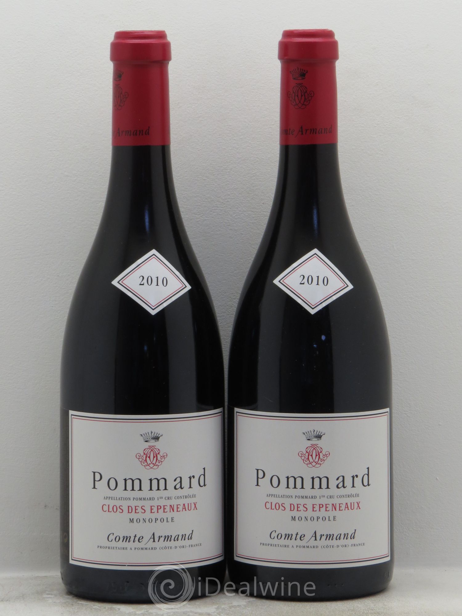 Pommard 1er Cru Clos des Epeneaux Comte Armand 2010 - Lot de 2 bouteilles - 0