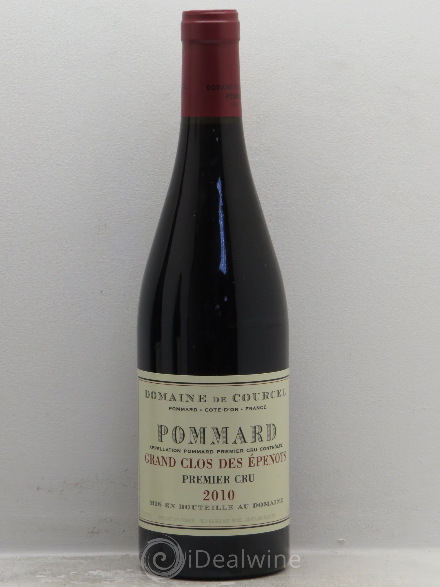 Pommard 1er Cru Grand Clos des Epenots de Courcel (Domaine) 2010 - Lot de 1 bouteille - 0