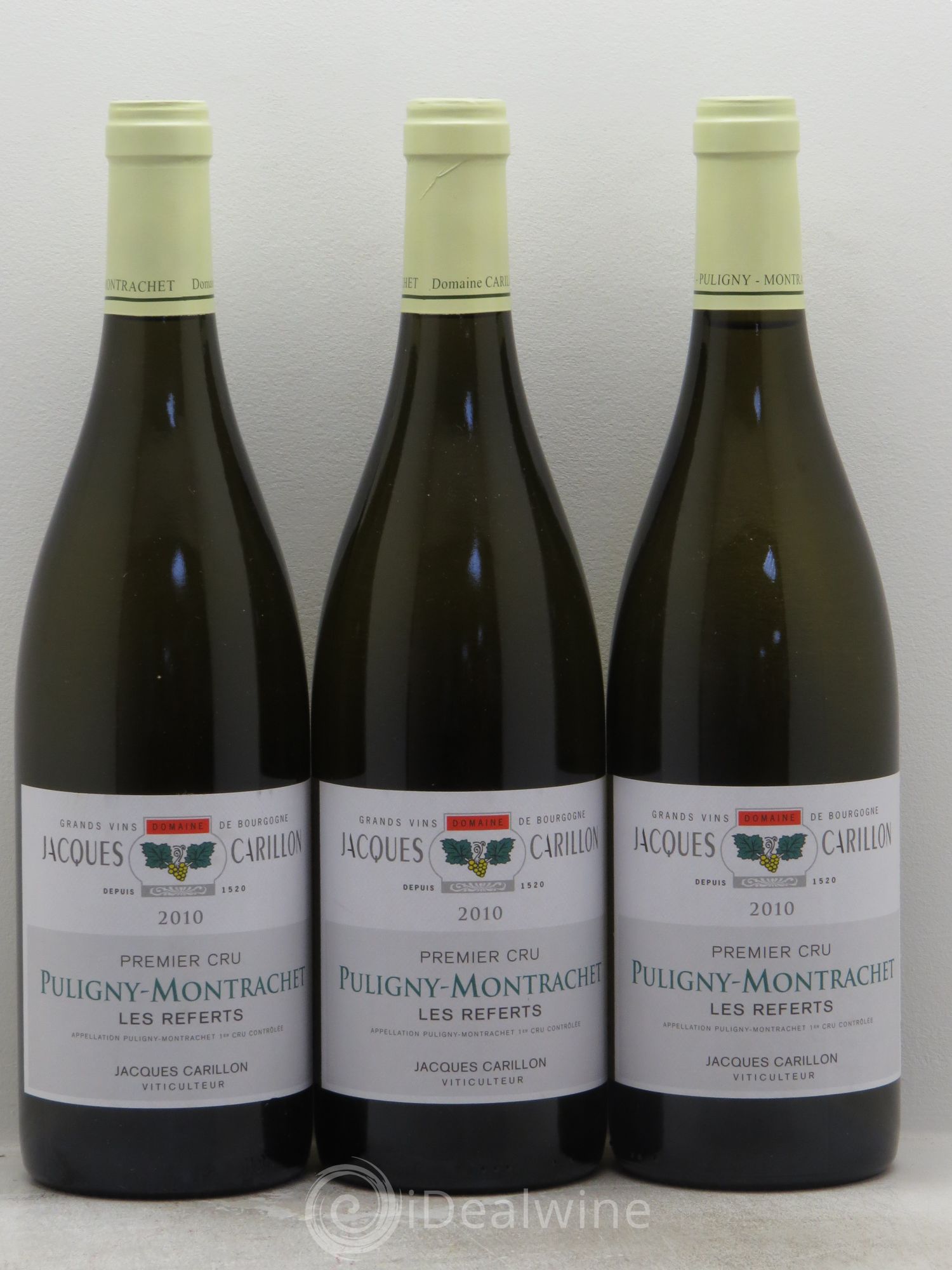 Puligny-Montrachet 1er Cru Jacques Carillon 2010 - Lot de 3 bouteilles - 0