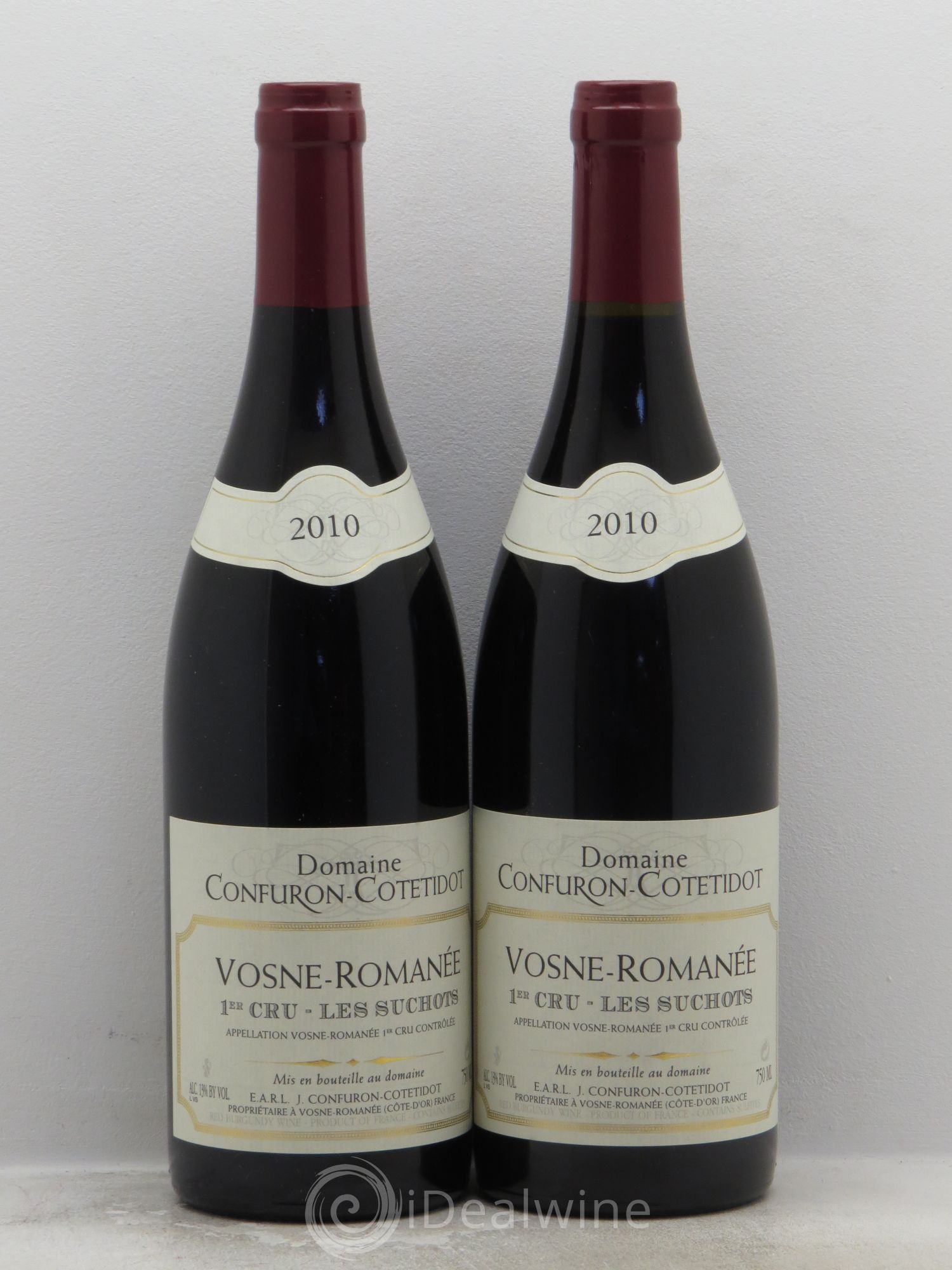 Vosne-Romanée 1er Cru Les Suchots Confuron-Cotetidot 2010 - Lot de 2 bouteilles - 0