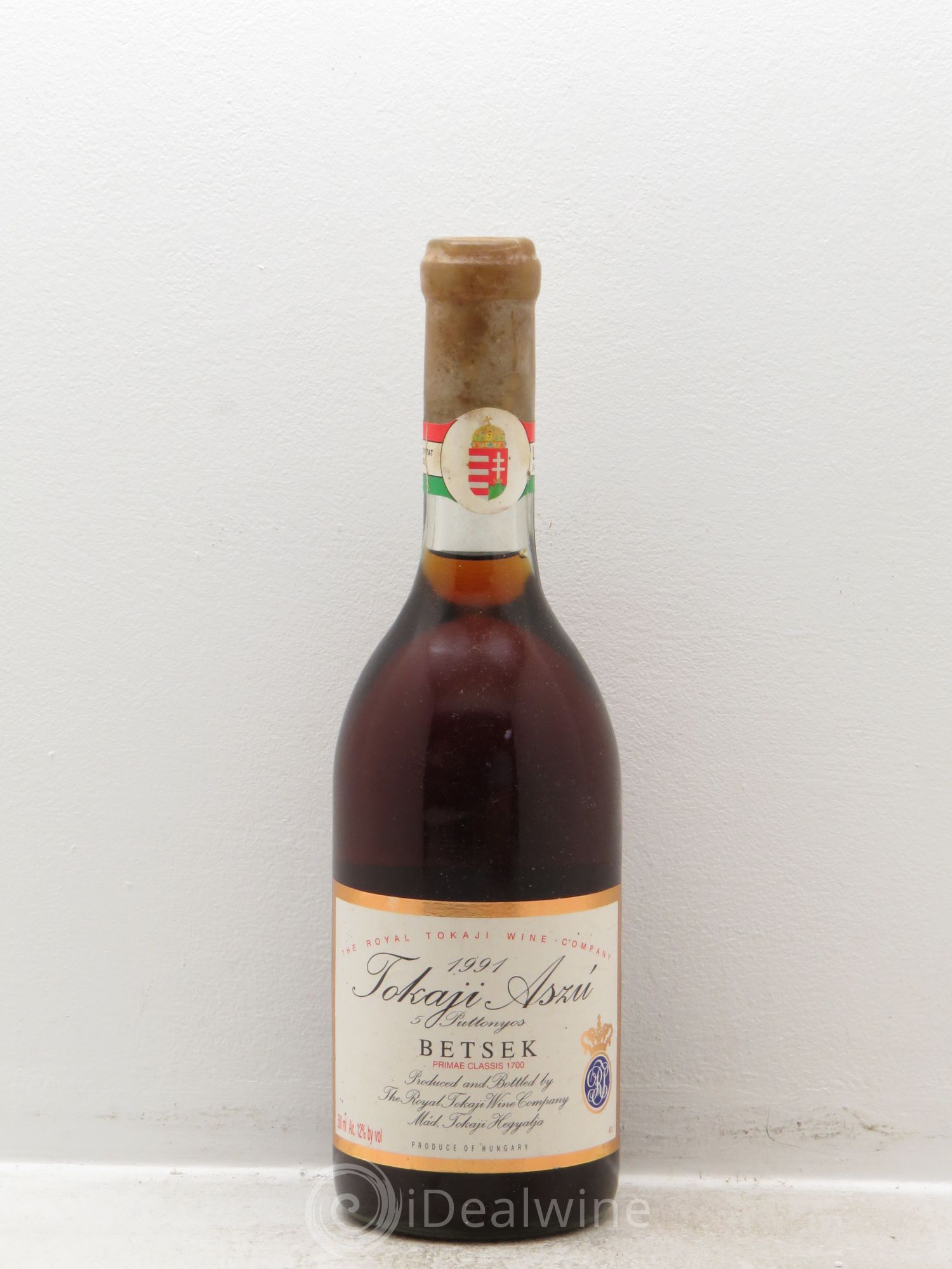 Tokaji Betsek 5 Puttonyos (50cl) 1991 - Lotto di 1 bottiglia - 0
