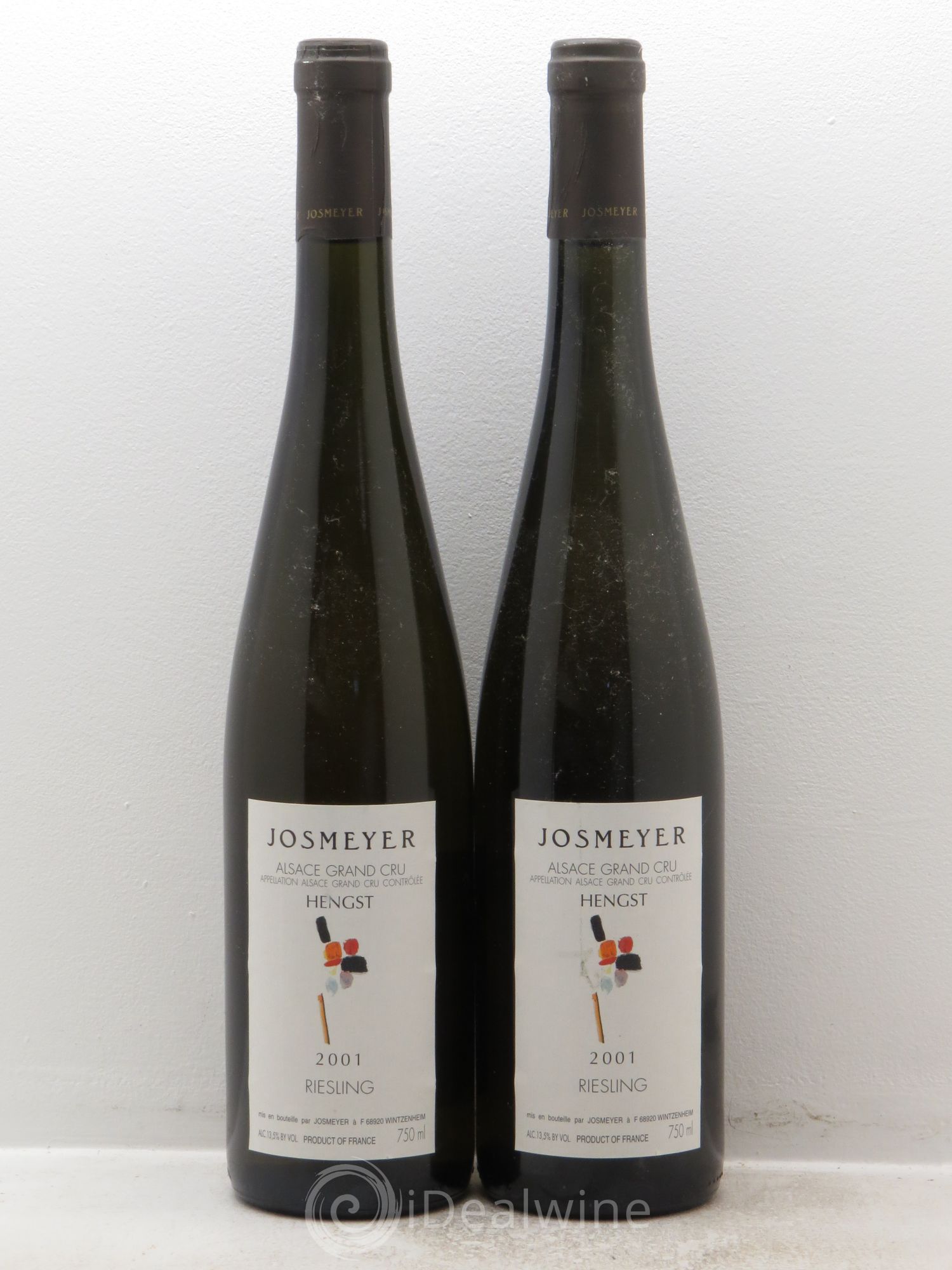 Alsace Riesling Grand Cru Hengst Josmeyer (Domaine) 2001 - Lot de 2 bouteilles - 0