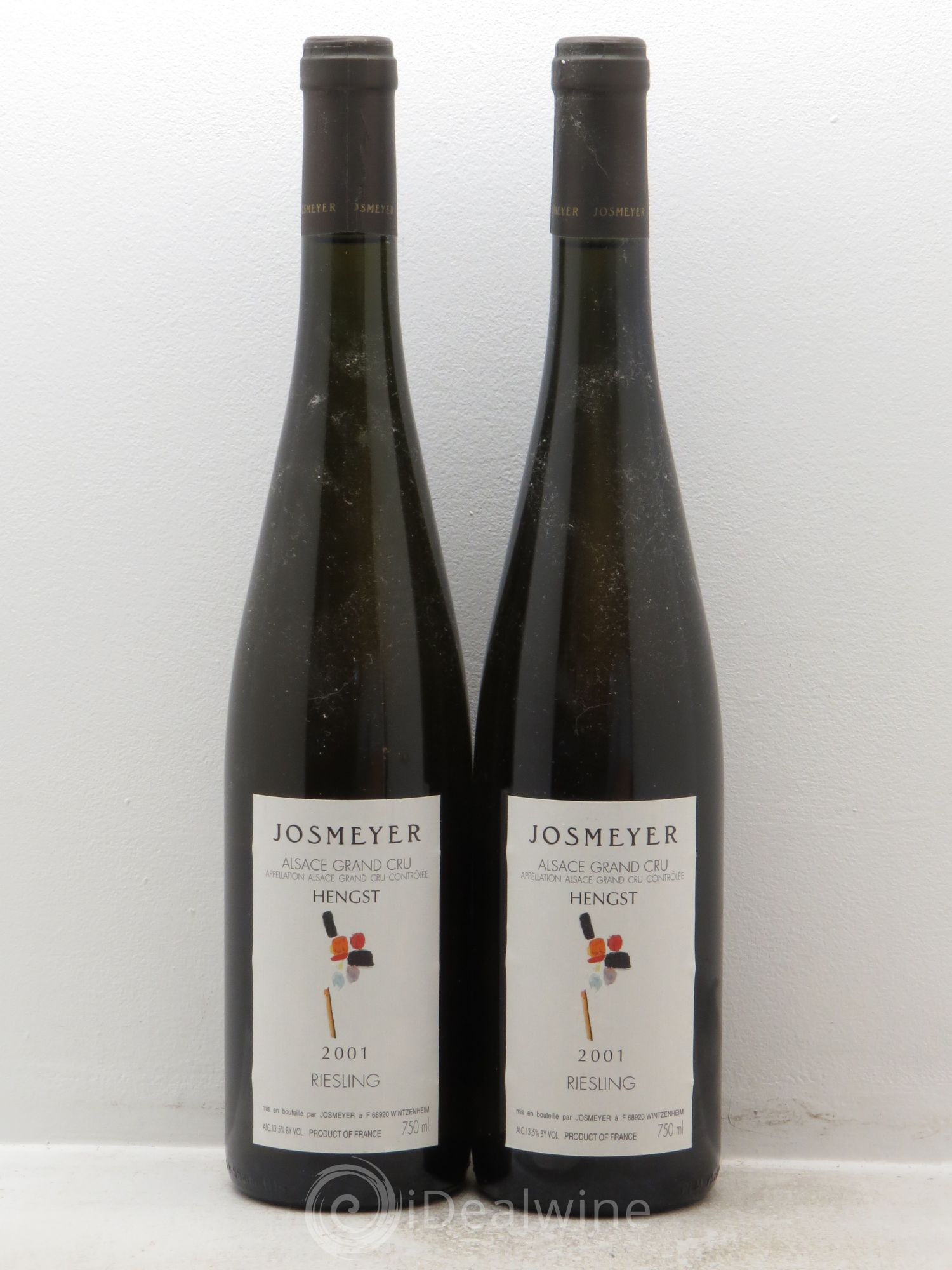 Alsace Riesling Grand Cru Hengst Josmeyer (Domaine) 2001 - Lot de 2 bouteilles - 0