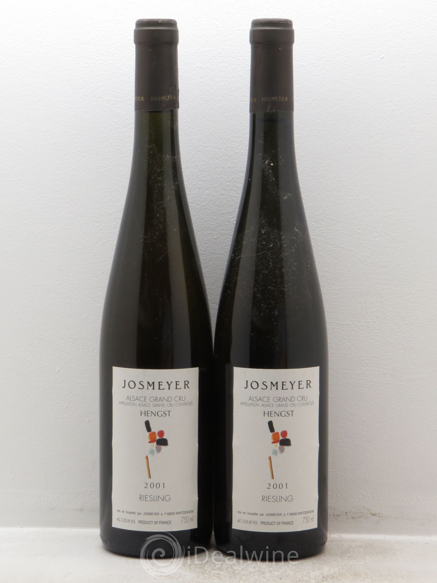 Alsace Riesling Grand Cru Hengst Josmeyer (Domaine) 2001 - Lot de 2 bouteilles - 0