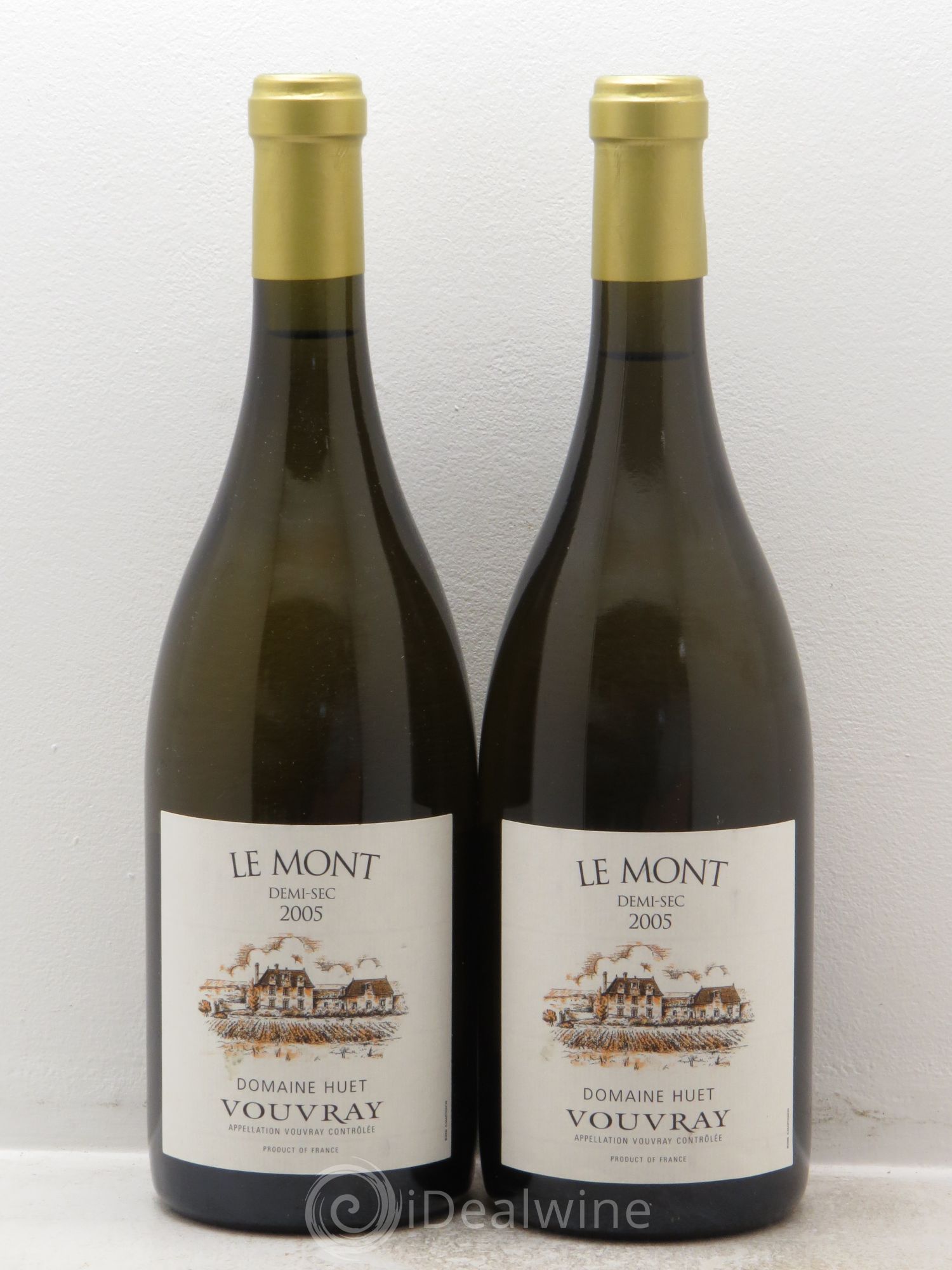 Vouvray Le Mont Demi-Sec Domaine Huet 2005 - Lot de 2 bouteilles - 0