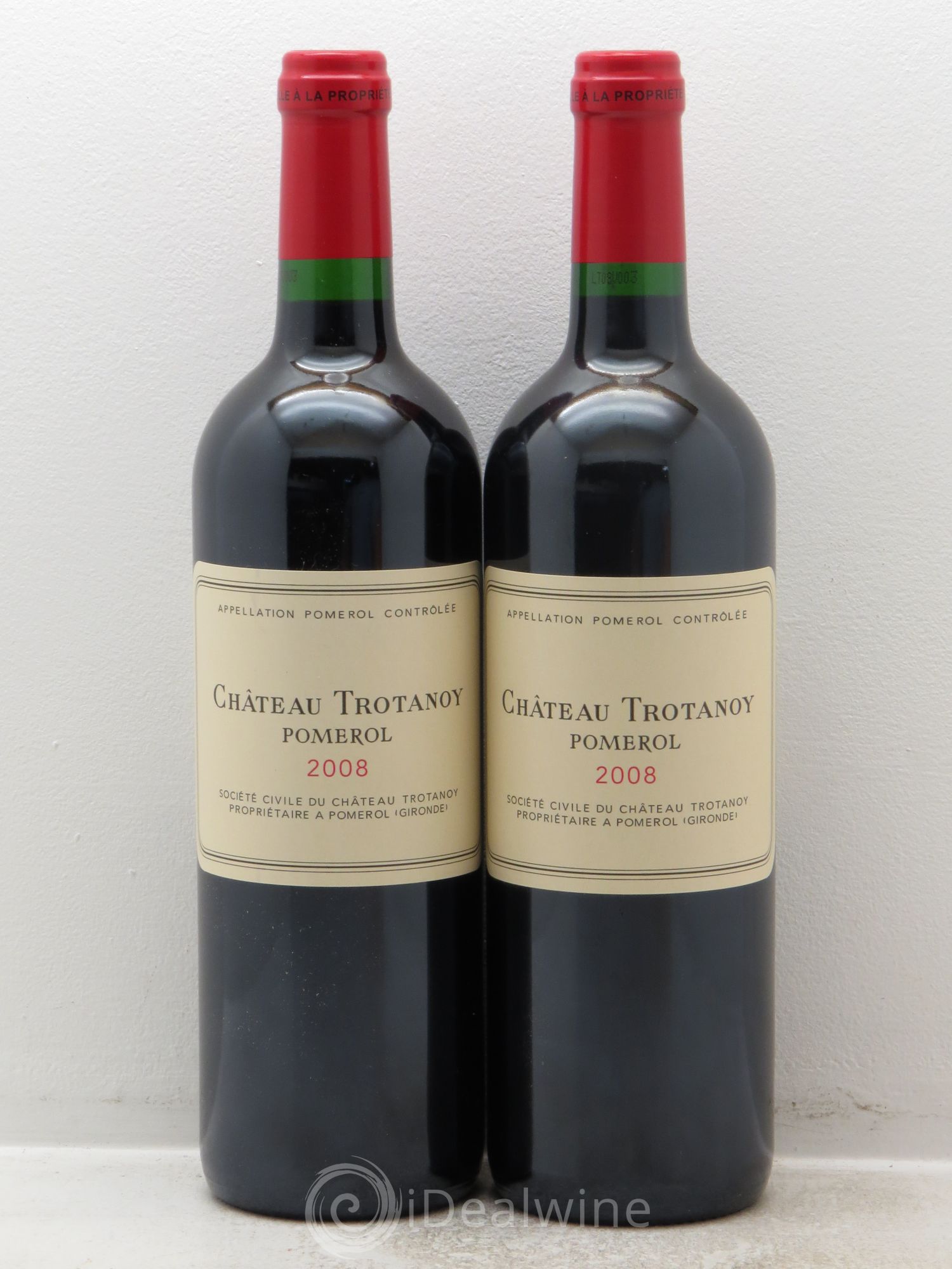Château Trotanoy 2008 - Lot de 2 bouteilles - 0