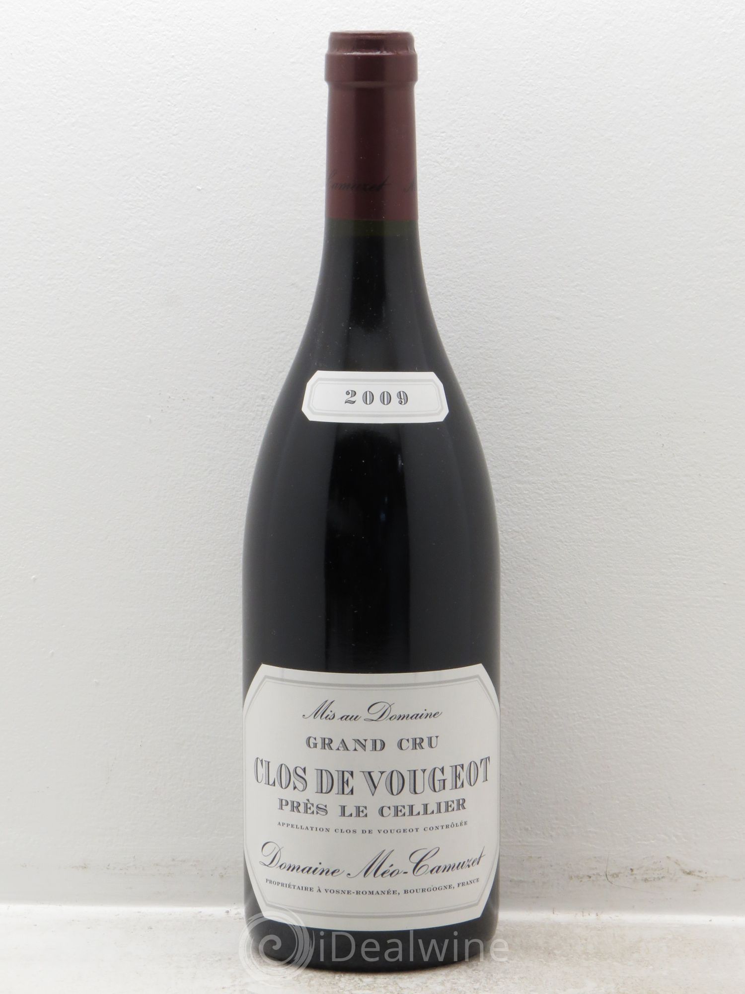 Clos de Vougeot Grand Cru Méo-Camuzet (Domaine) Pres le Cellier 2009 - Lot de 1 bouteille - 0