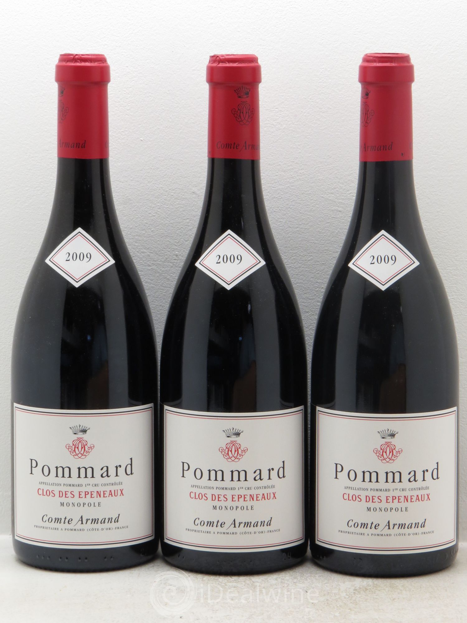 Pommard 1er Cru Clos des Epeneaux Comte Armand 2009 - Lot de 3 bouteilles - 0