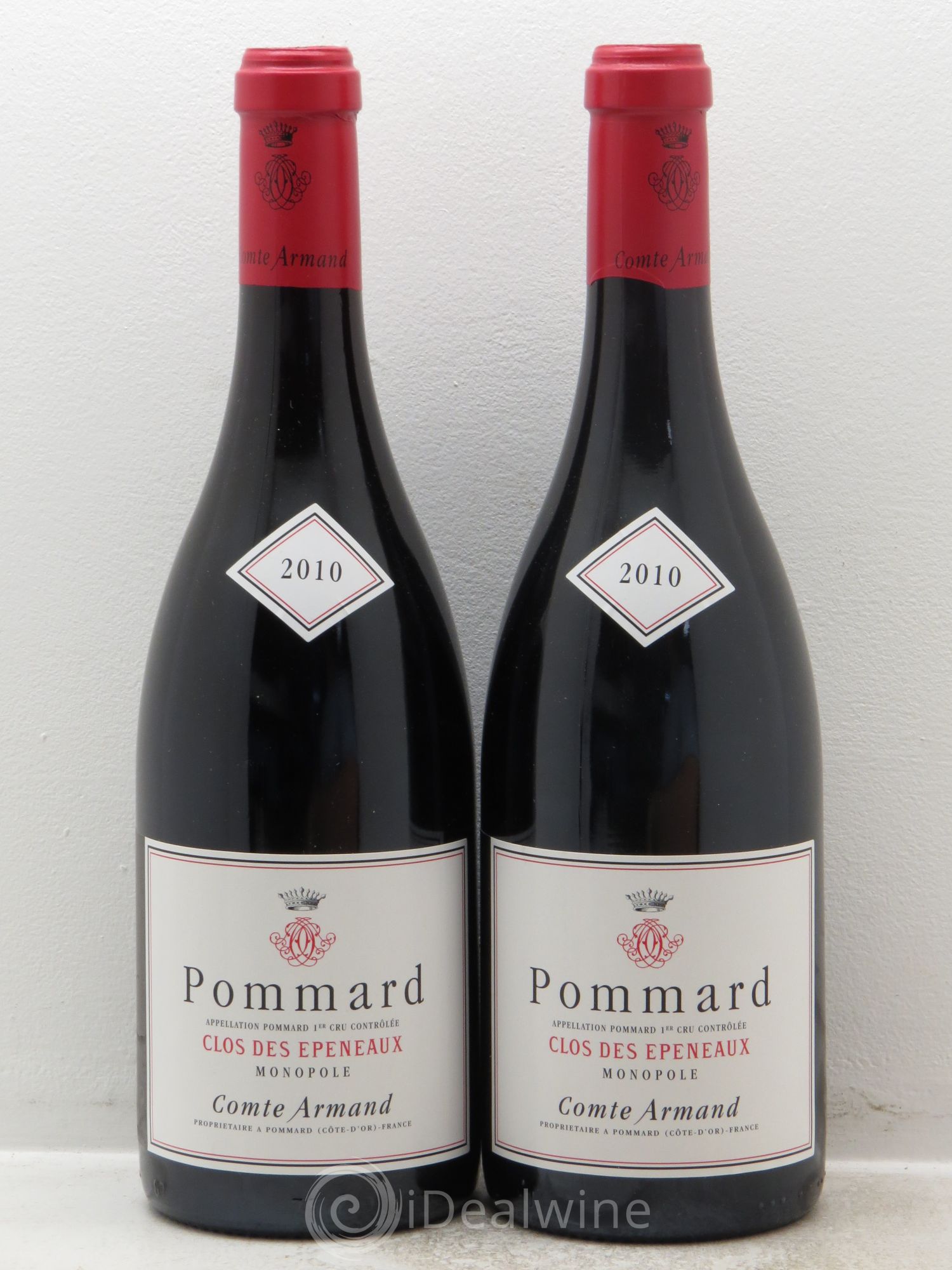 Pommard 1er Cru Clos des Epeneaux Comte Armand 2010 - Lot de 2 bouteilles - 0