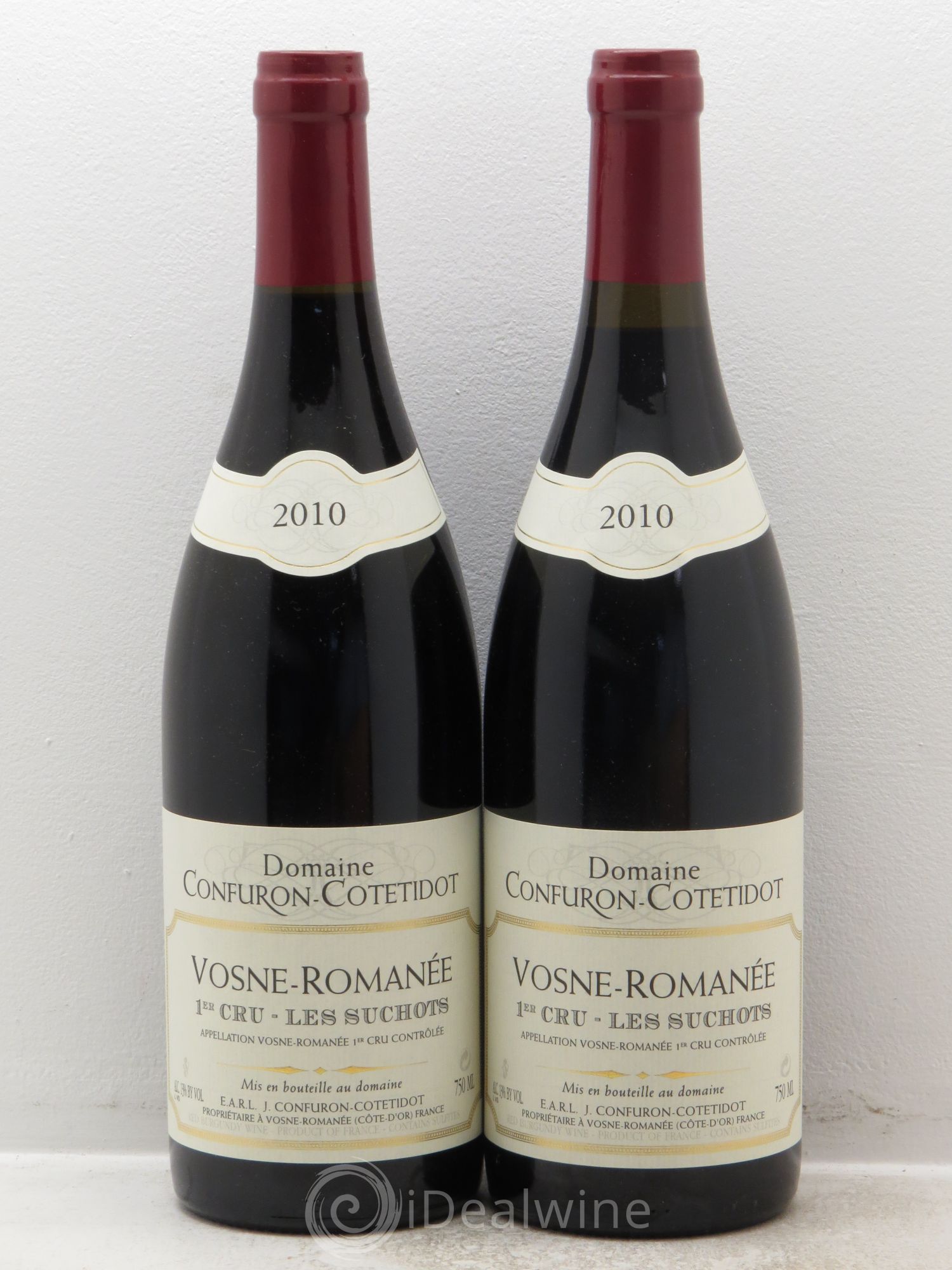 Vosne-Romanée 1er Cru Les Suchots Confuron-Cotetidot 2010 - Lot de 2 bouteilles - 0