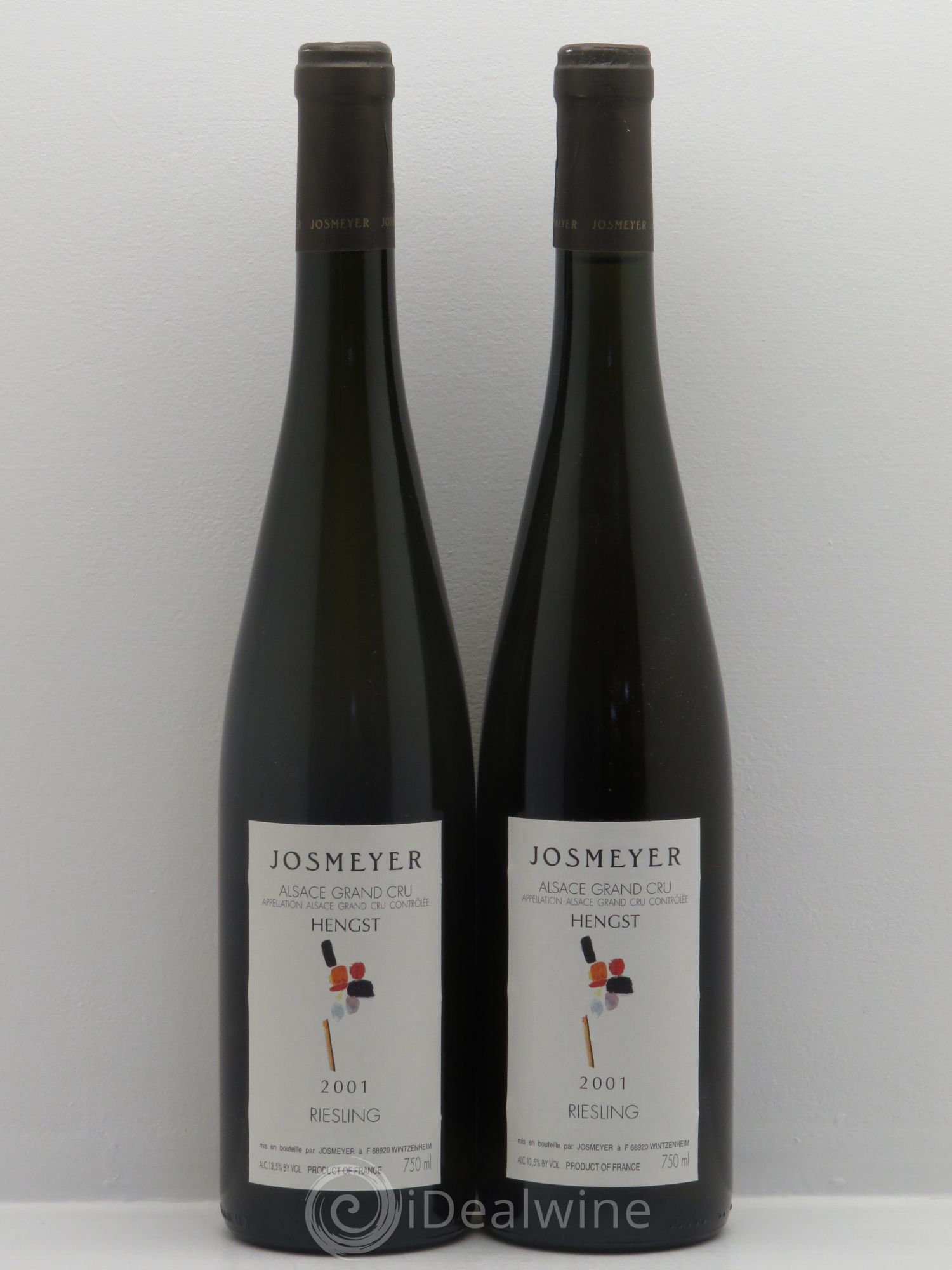Alsace Riesling Grand Cru Hengst Josmeyer (Domaine) 2001 - Lot de 2 bouteilles - 0