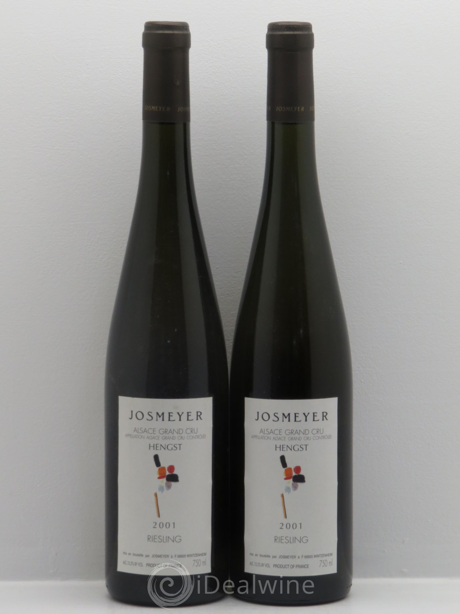 Alsace Riesling Grand Cru Hengst Josmeyer (Domaine) 2001 - Lot de 2 bouteilles - 0