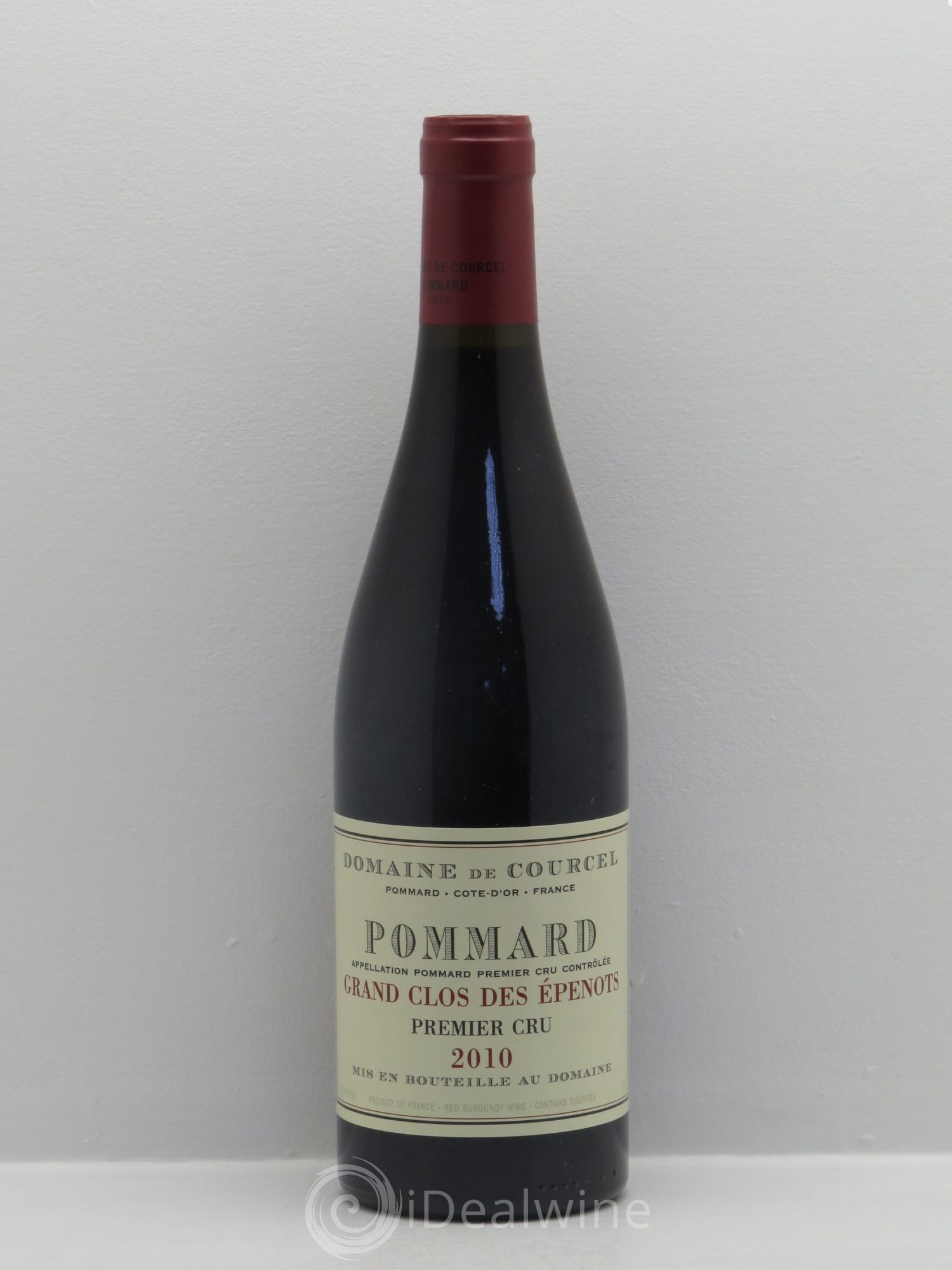 Pommard 1er Cru Grand Clos des Epenots de Courcel (Domaine) 2010 - Lot de 1 bouteille - 0
