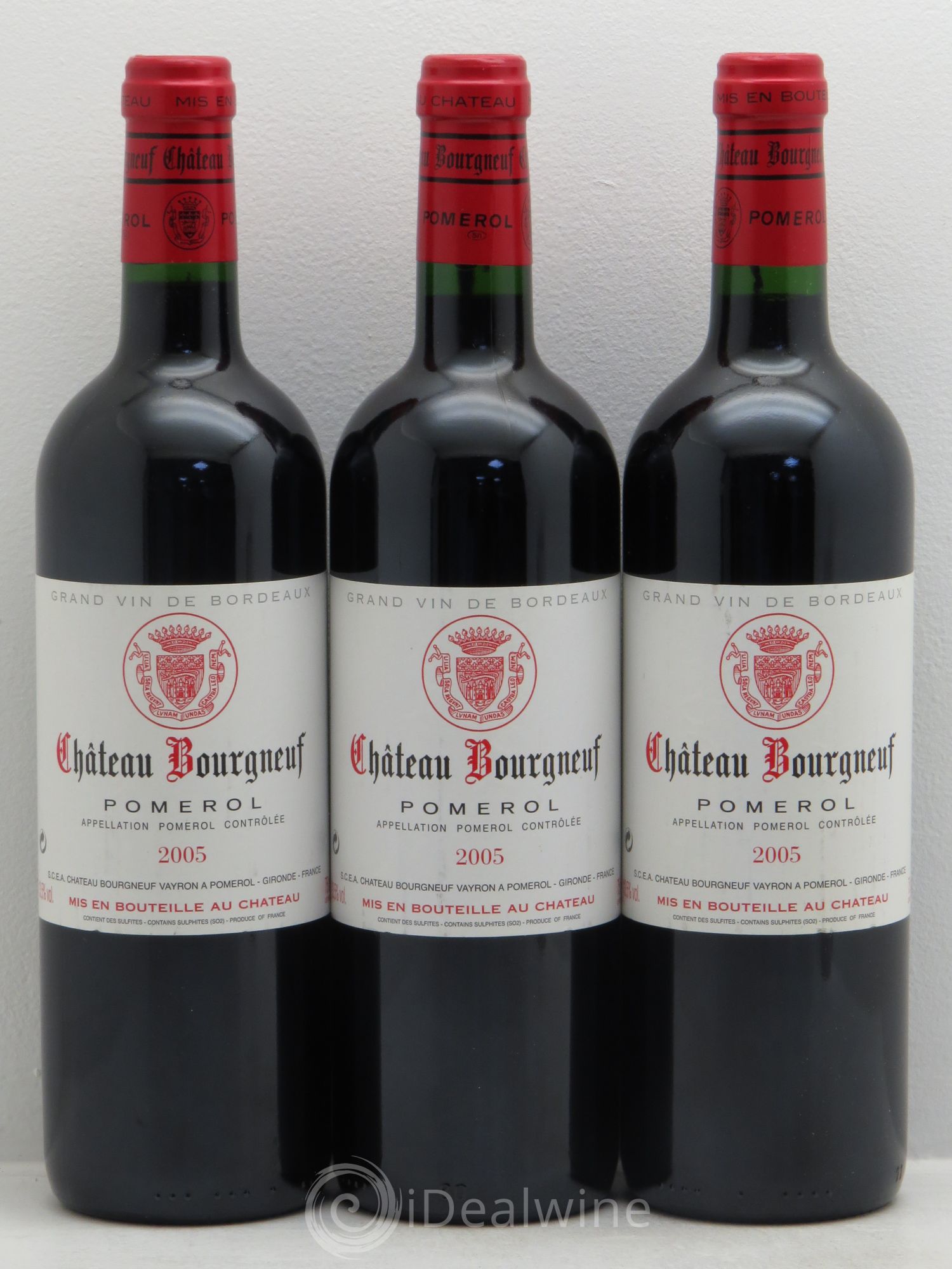 Château Bourgneuf Vayron 2005 - Lot de 3 bouteilles - 0