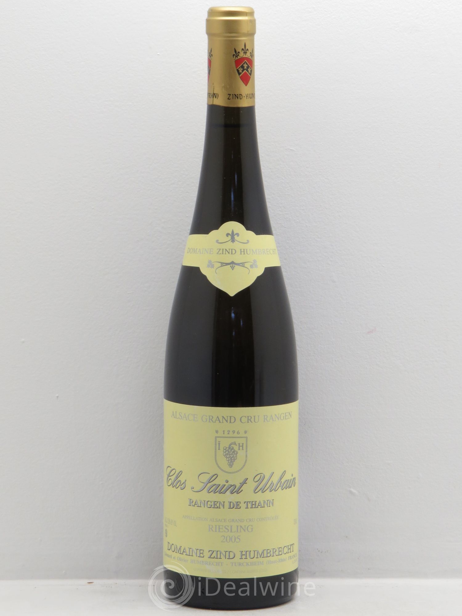 Alsace Riesling Grand Cru Rangen de Thann Clos Saint Urbain Zind-Humbrecht (Domaine) 2005 - Lot de 1 bouteille - 0