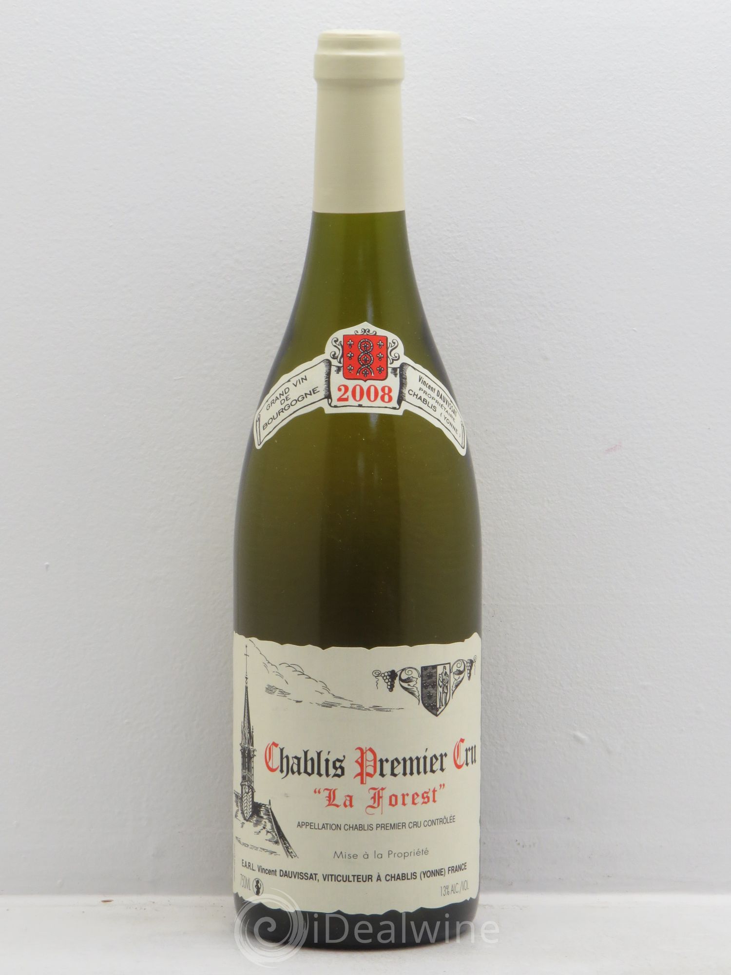 Chablis 1er Cru La Forest Vincent Dauvissat (Domaine) 2008 - Lot de 6 bouteilles - 0