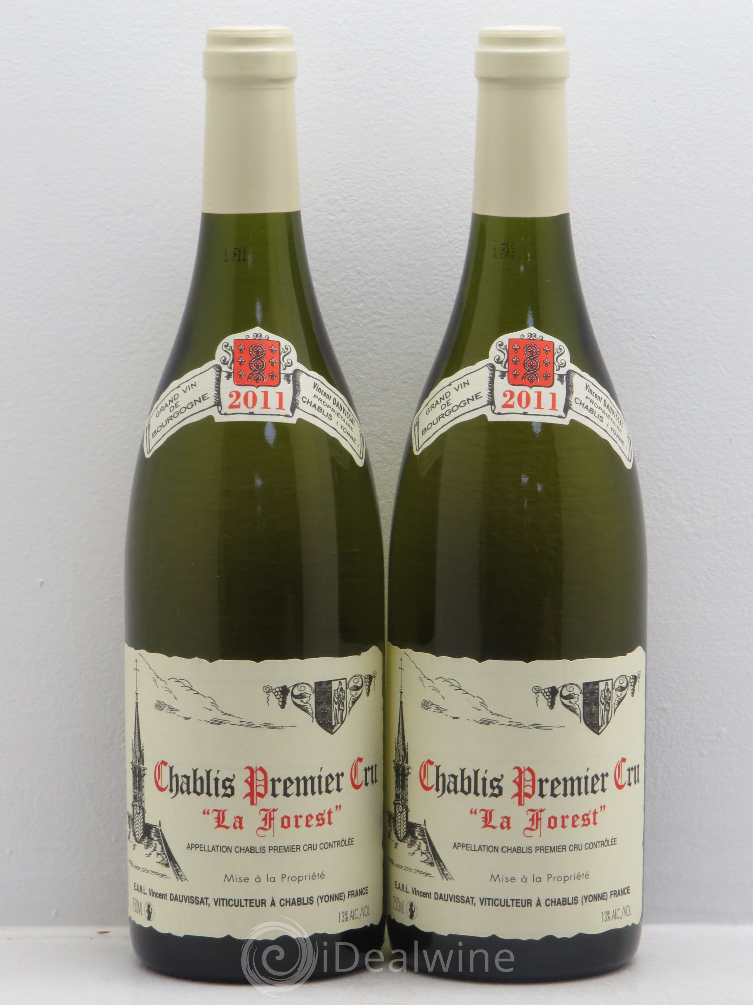 Chablis 1er Cru La Forest Vincent Dauvissat (Domaine) 2011 - Lot de 2 bouteilles - 0