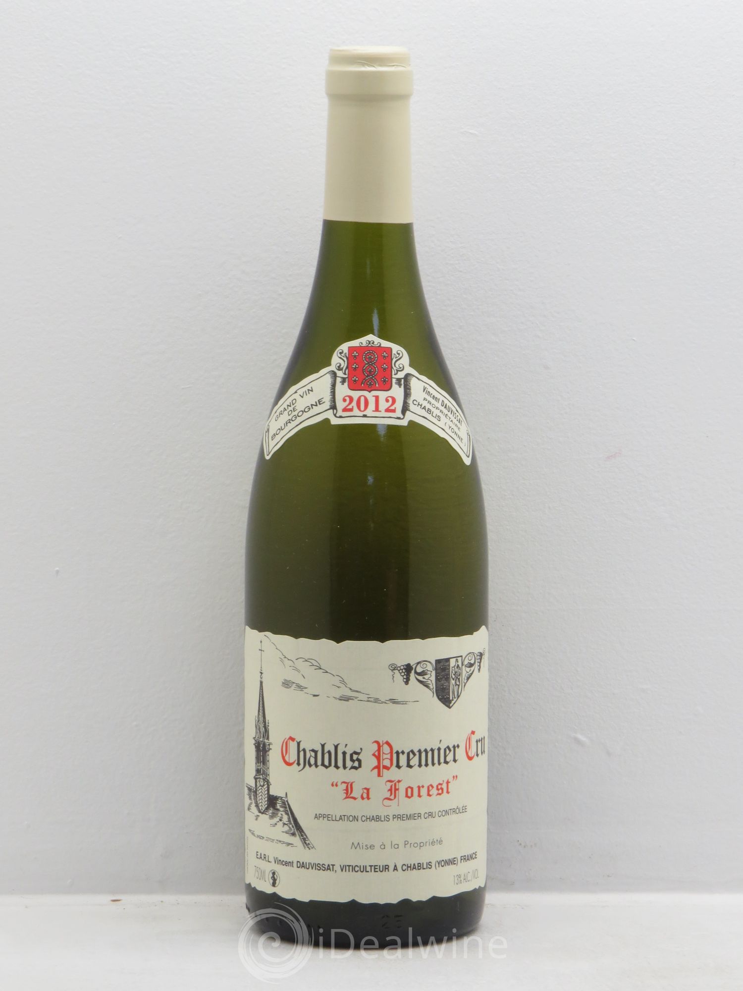 Chablis 1er Cru La Forest Vincent Dauvissat (Domaine) 2012 - Lot de 1 bouteille - 0