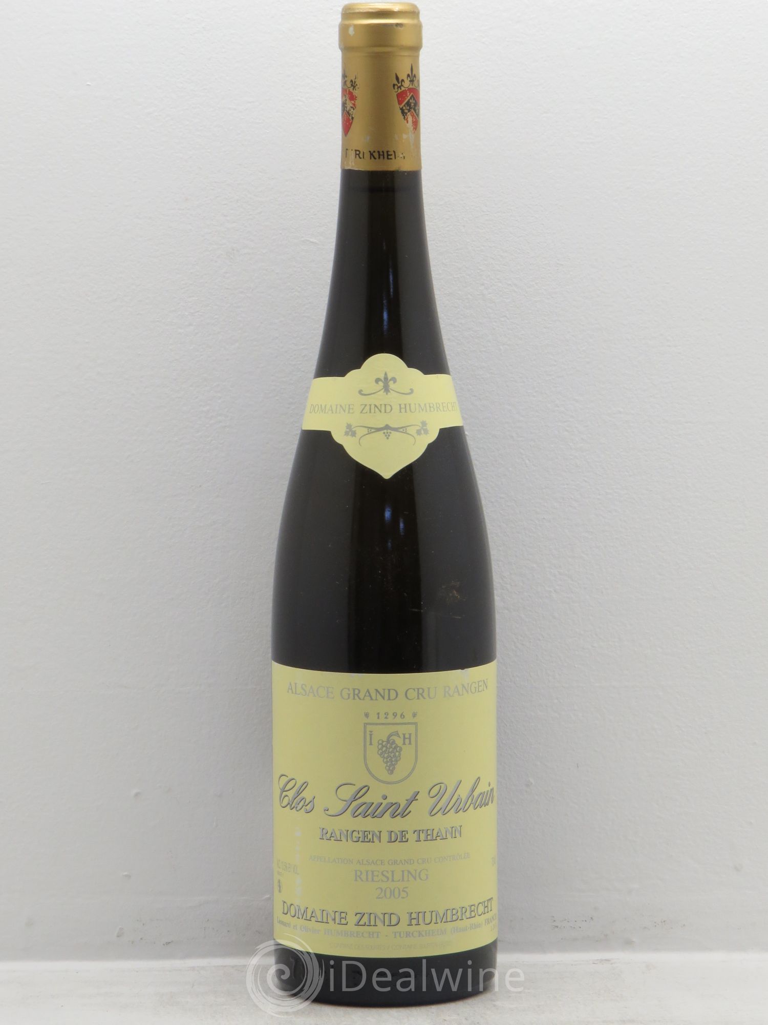 Alsace Riesling Grand Cru Rangen de Thann Clos Saint Urbain Zind-Humbrecht (Domaine) 2005 - Lot de 1 bouteille - 0
