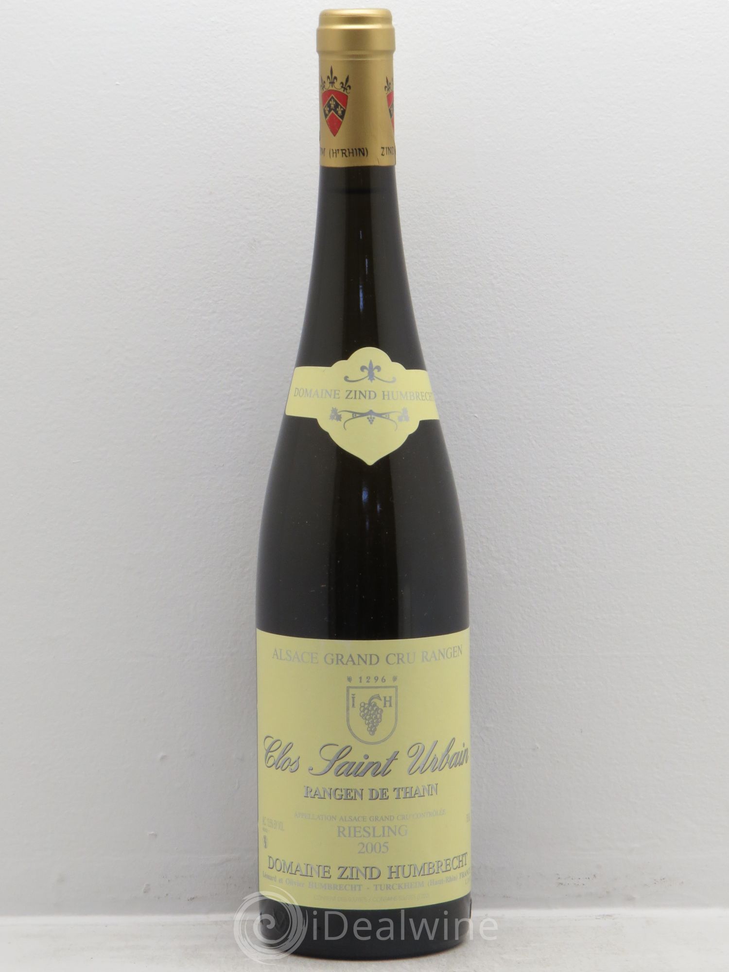 Alsace Riesling Grand Cru Rangen de Thann Clos Saint Urbain Zind-Humbrecht (Domaine) 2005 - Lot de 1 bouteille - 0