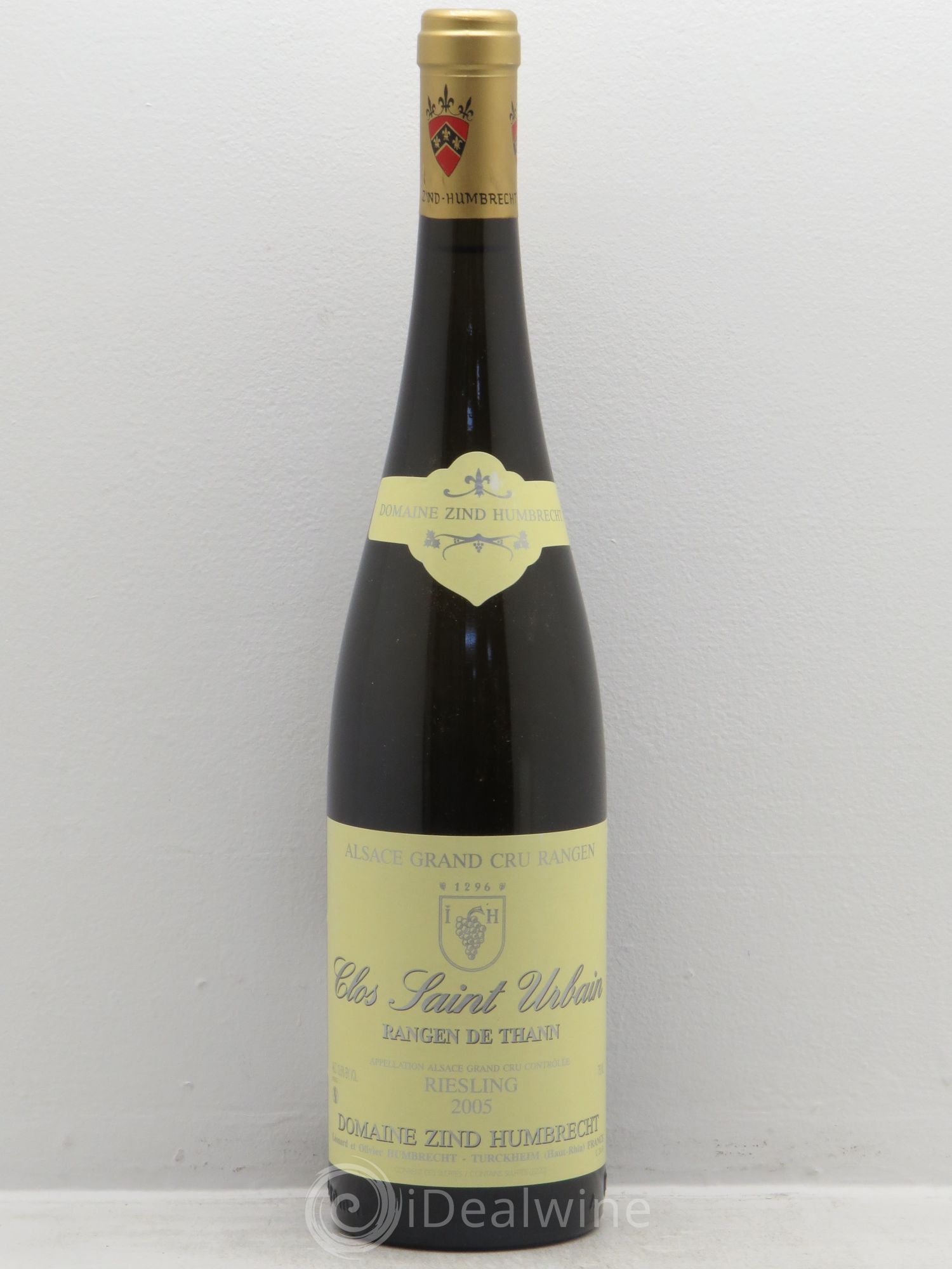Alsace Riesling Grand Cru Rangen de Thann Clos Saint Urbain Zind-Humbrecht (Domaine) 2005 - Lot de 1 bouteille - 0