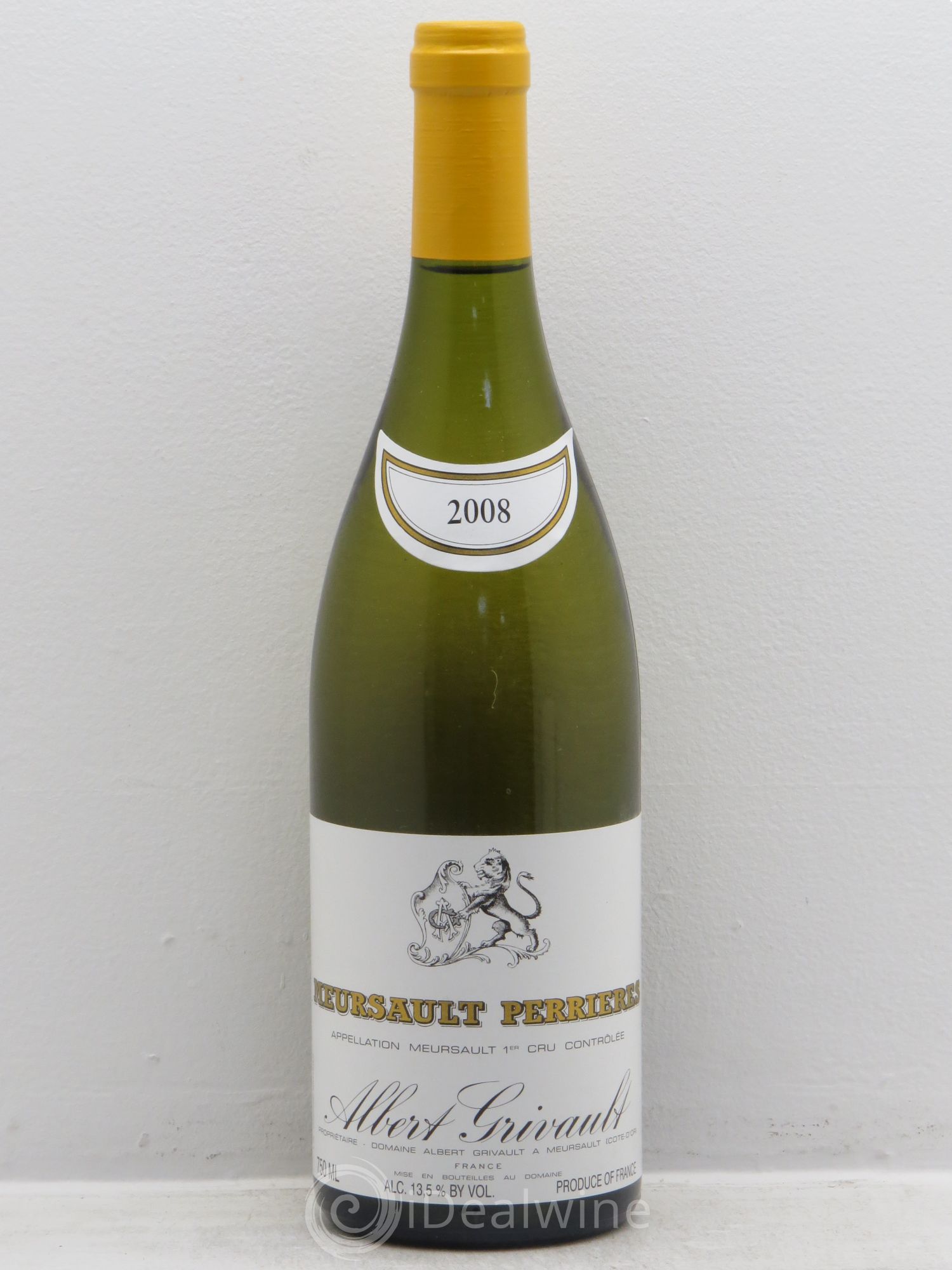 Meursault 1er Cru Perrières Albert Grivault 2008 - Lot de 1 bouteille - 0